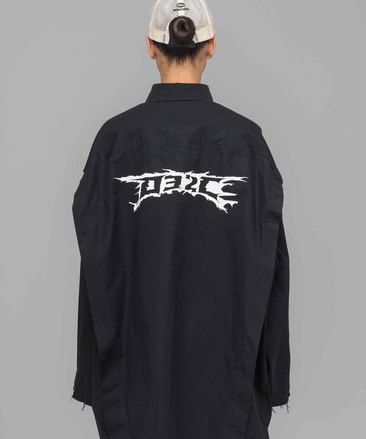 032씨(032C) (U) 인터미션 카고 오버셔츠 블랙 INTERMISSION CARGO OVERSHIRT BLACK