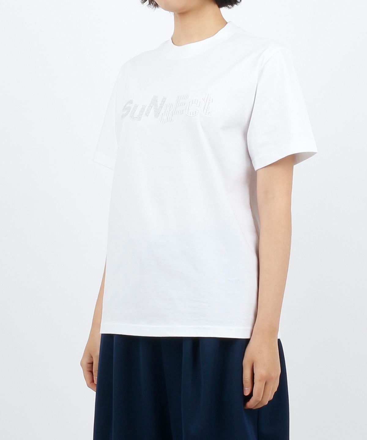 써넥트(SUNNECT) Waddle Applique Tee - White
