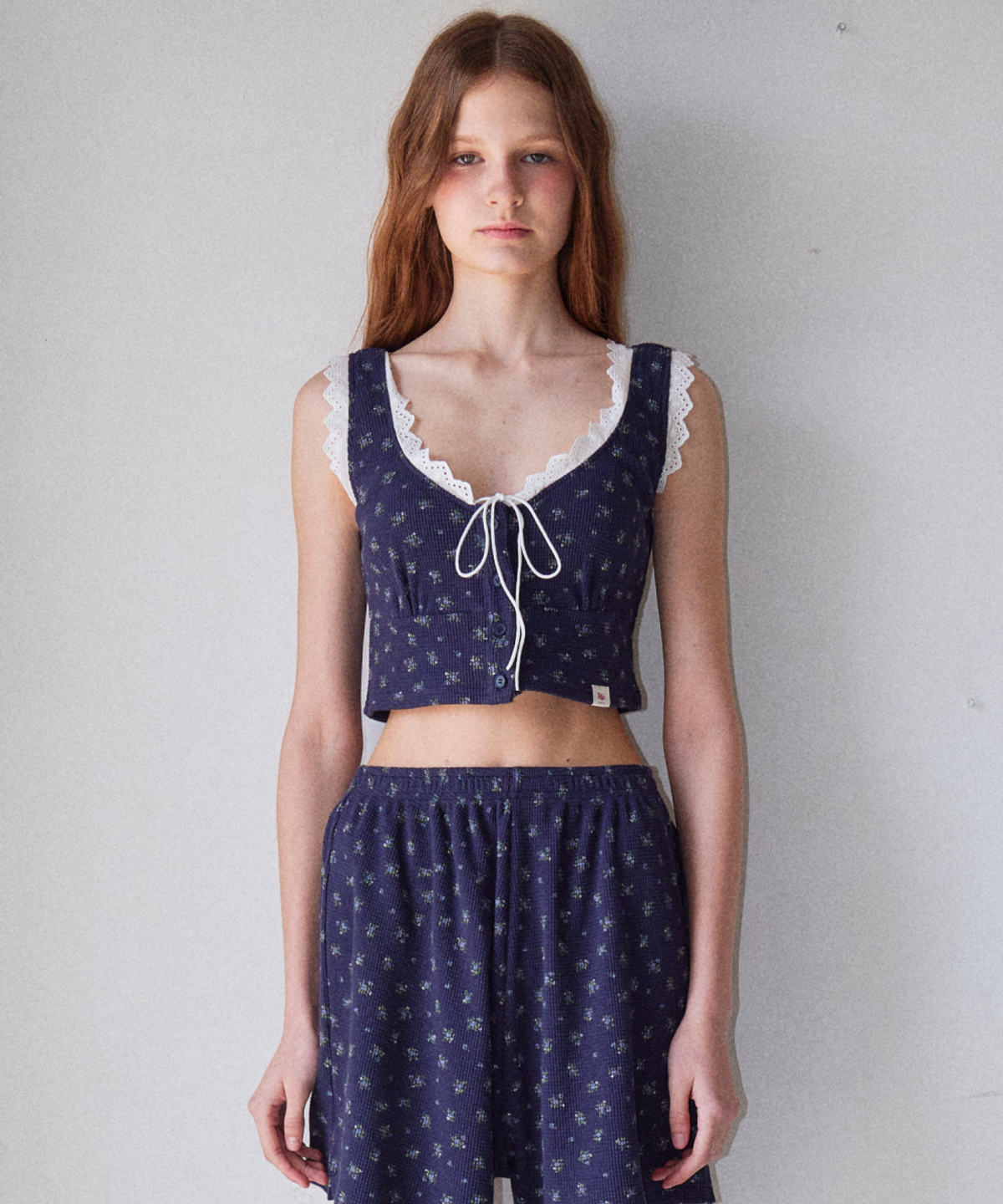 로긴 앤 로지(ROGIN N ROSIE) [Set] Waffle Blooming Navy