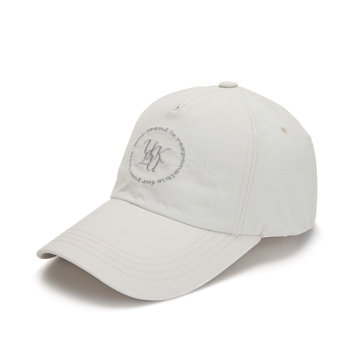 유룩(ULUK) 루시다C 자수 나일론 볼캡 Warm gray
