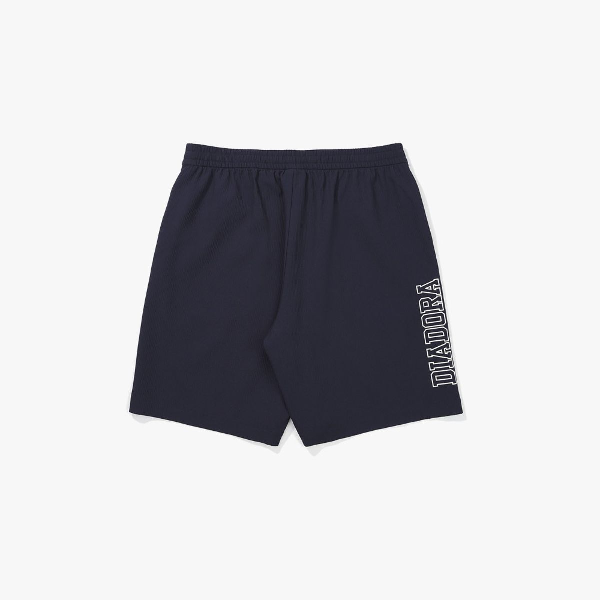 디아도라(diadora) 로고 시어서커 하프팬츠 NAVY
