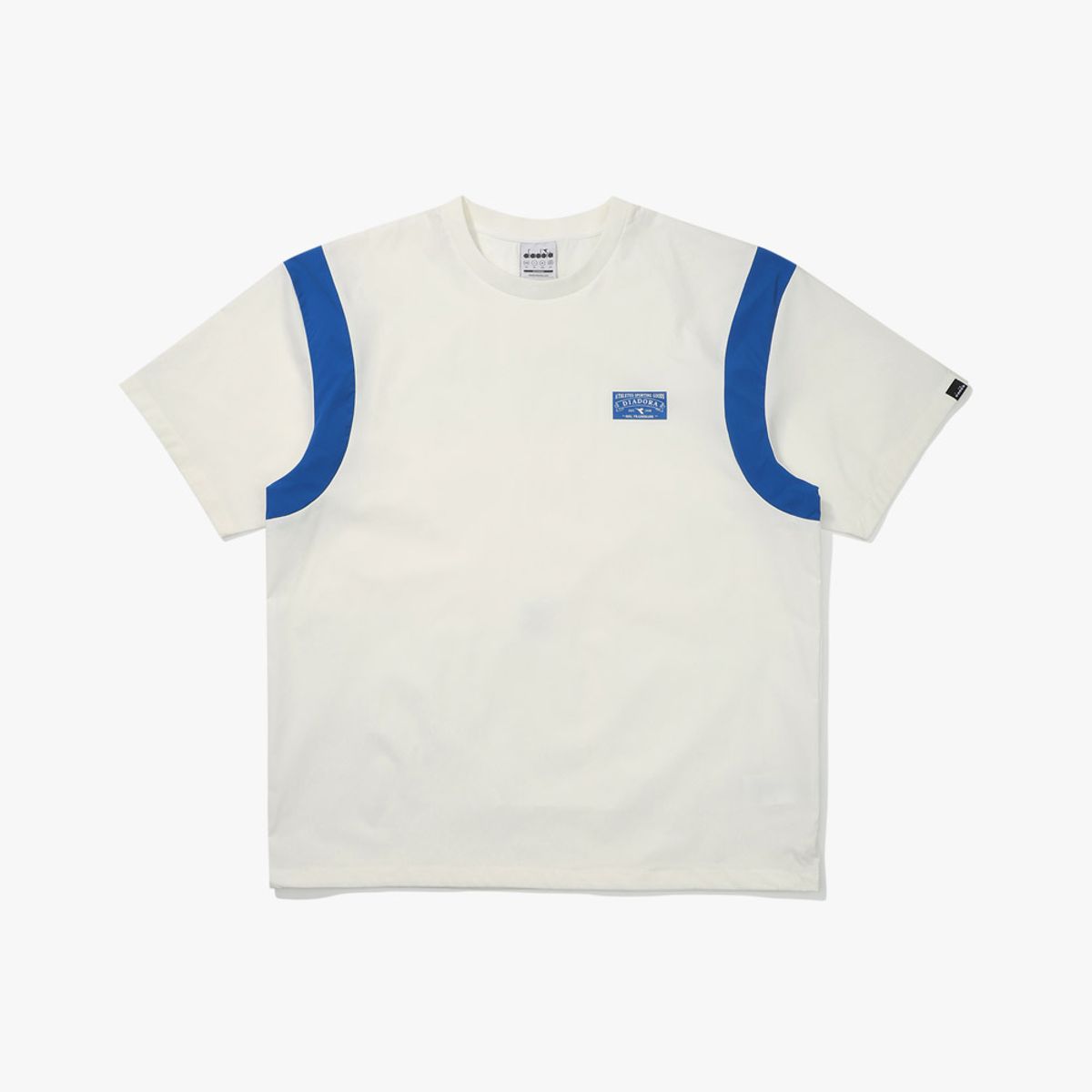 디아도라(diadora) 아쿠아듄 스트레치 우븐 반팔 피스테 WHITE