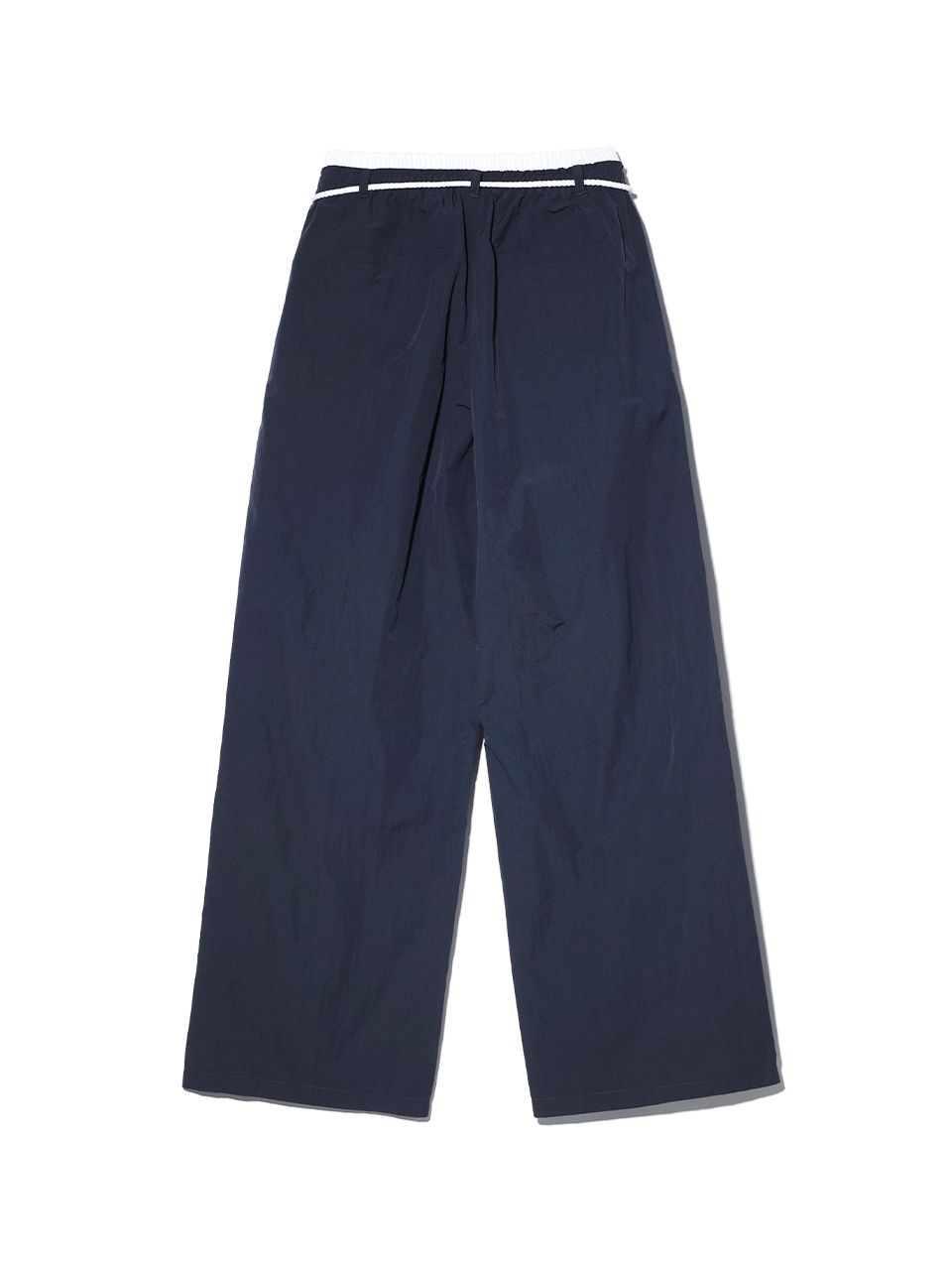 [YOUHEE] COTTON LAYERED BANDING WIDE PANTS ワイドパンツ MUSINSA公式 | YOUHEE COTTON LAYERED BANDING WIDE PANTS NAVY