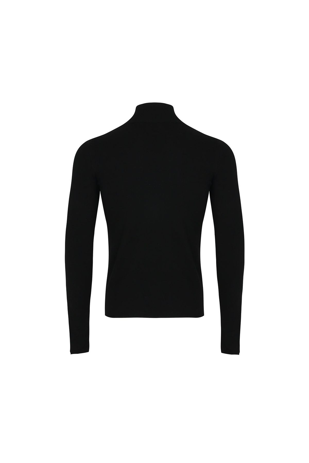 지민리(JIMINLEE) Slit Cut-Out highneck knit 슬릿 컷-아웃 하이넥 니트 블랙