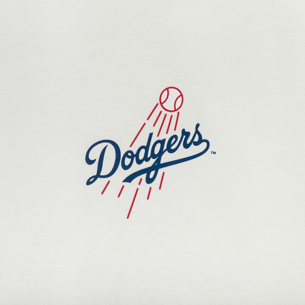 뉴에라(NEW ERA) MLB LA 다저스 치어링 푸드 티셔츠 오프 화이트 14536500