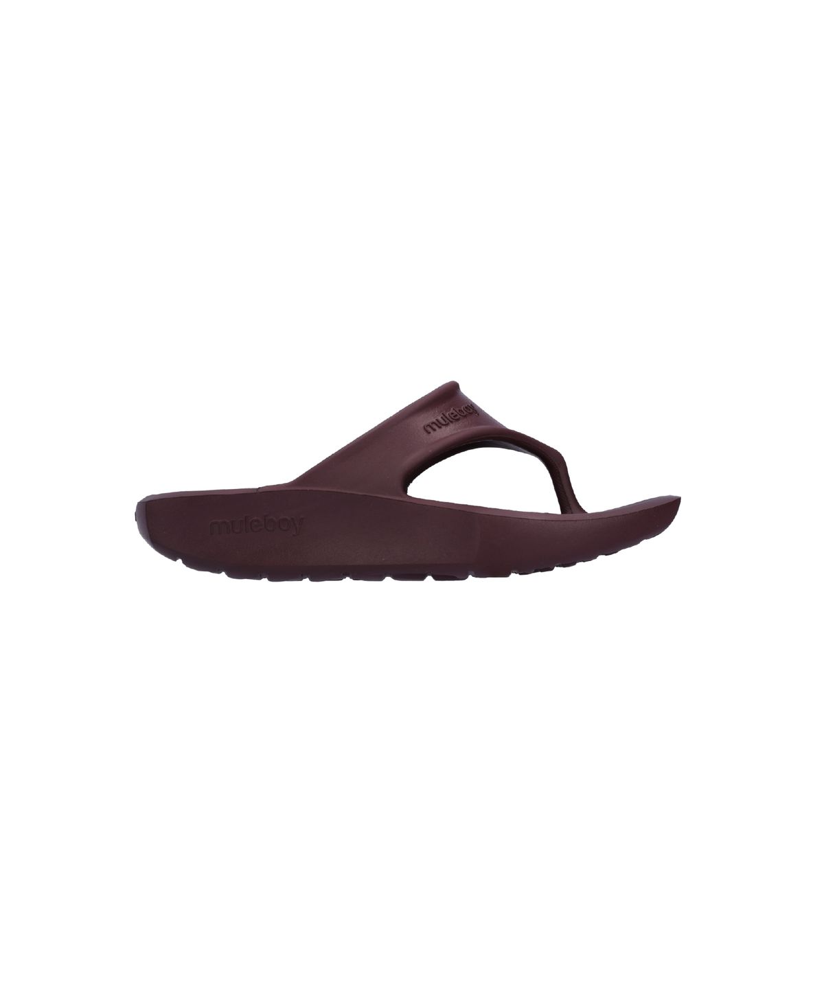 뮬보이(MULEBOY) 스퀘어 엑스 플립플랍  버건디(BURGUNDY)