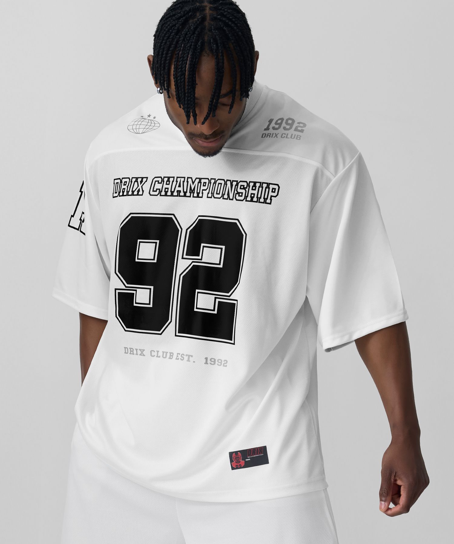 DRIX ■ Rugby Overfit Mesh Jersey Half Sleeve MUSINSA | DRIX Rugby Overfit Jersey Long Sleeve_White