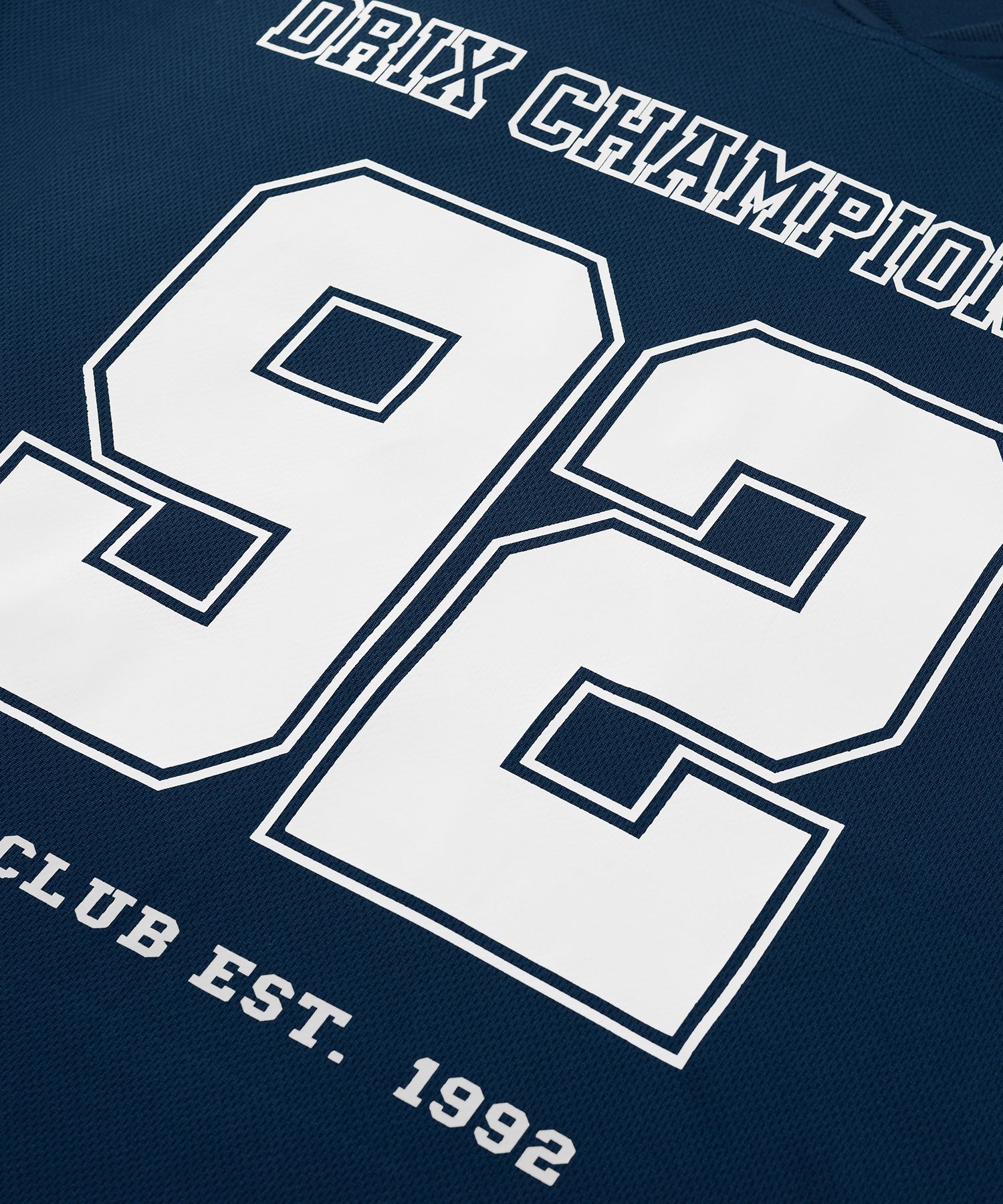 DRIX ■ Rugby Overfit Mesh Jersey Half Sleeve MUSINSA公式 | DRIX Rugby Overfit Mesh Jersey Half Sleeve_Navy
