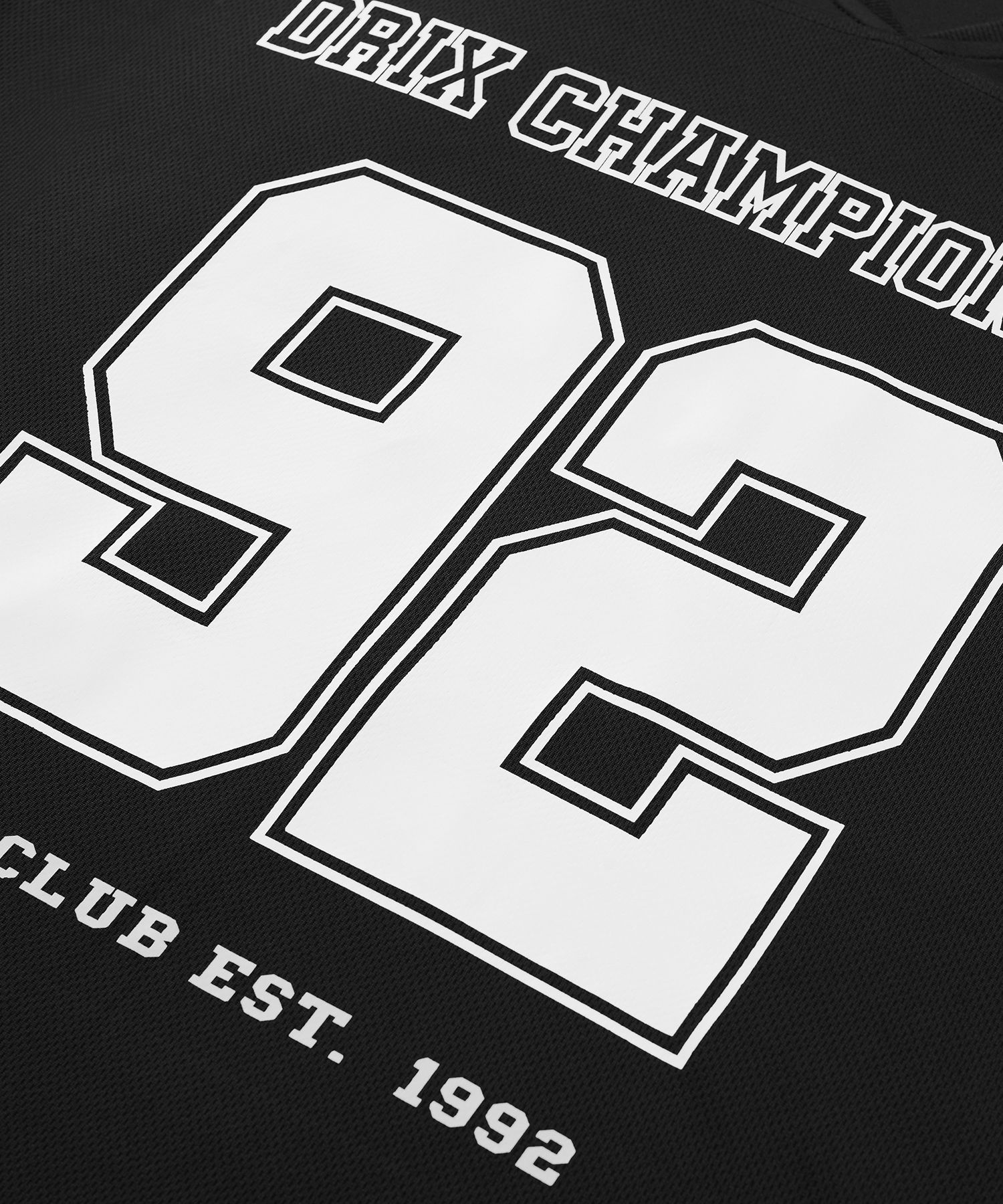 DRIX ■ Rugby Overfit Mesh Jersey Half Sleeve MUSINSA | DRIX Rugby Overfit Mesh Jersey Half Sleeve_Black