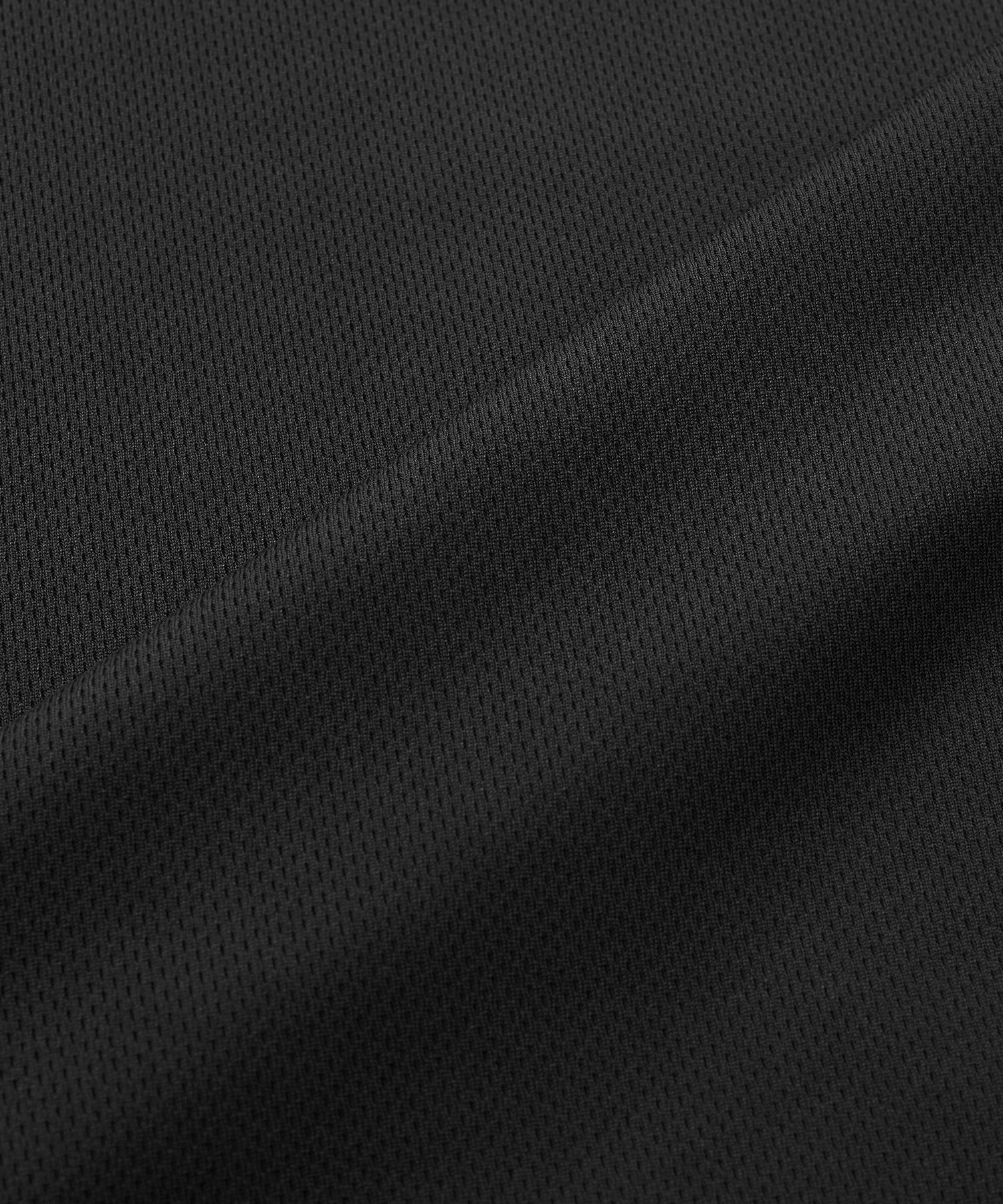 MUSINSA | DRIX Rugby Overfit Mesh Jersey Half Sleeve_Black