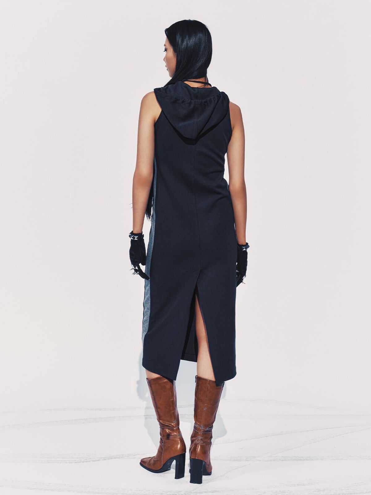 퓨레(PUREE) 2 wheels Hoodie jersey dress