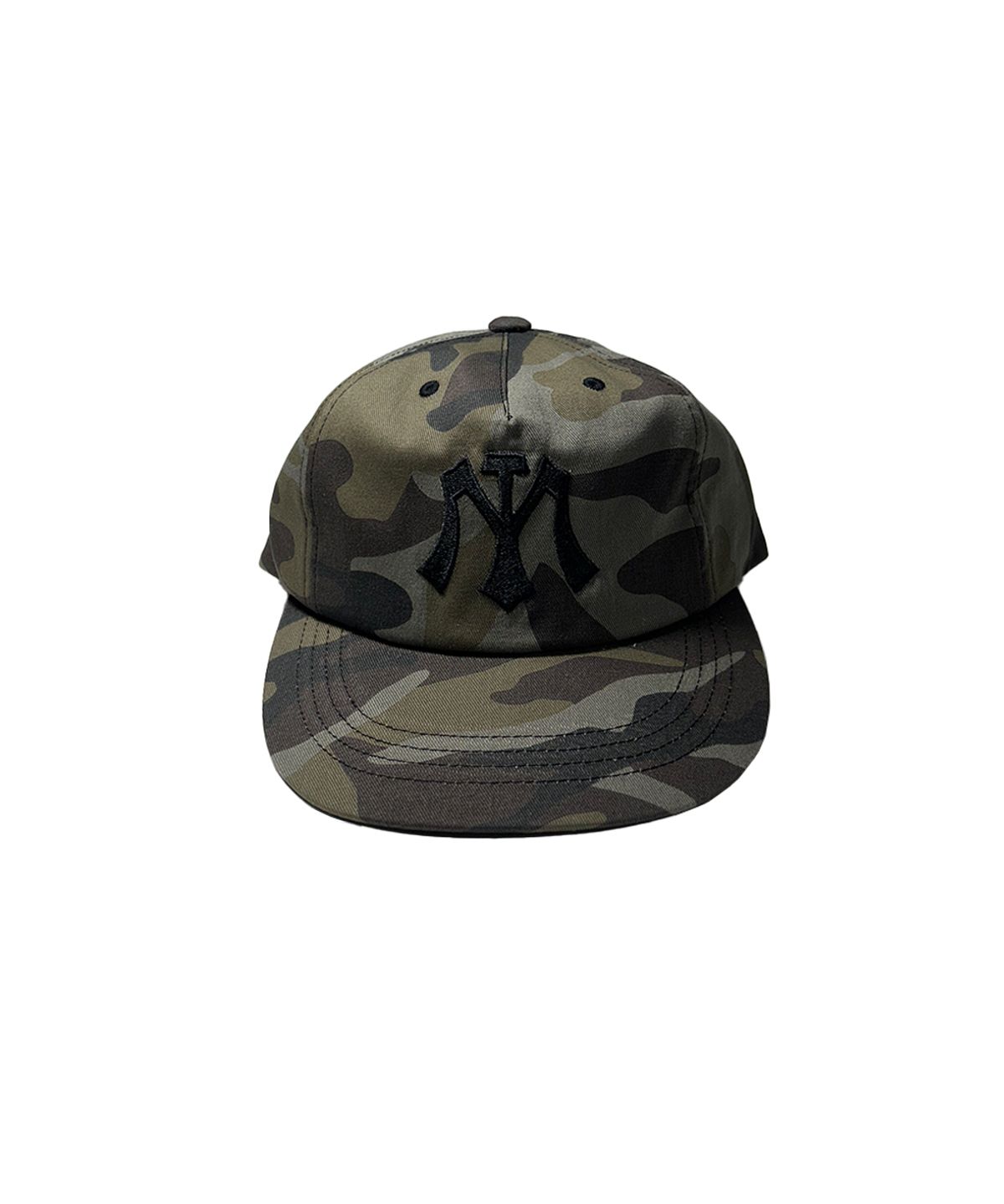 땡스메시아(THANKS MESSIA) TM YANKEES LOGO CAP-OLIVE
