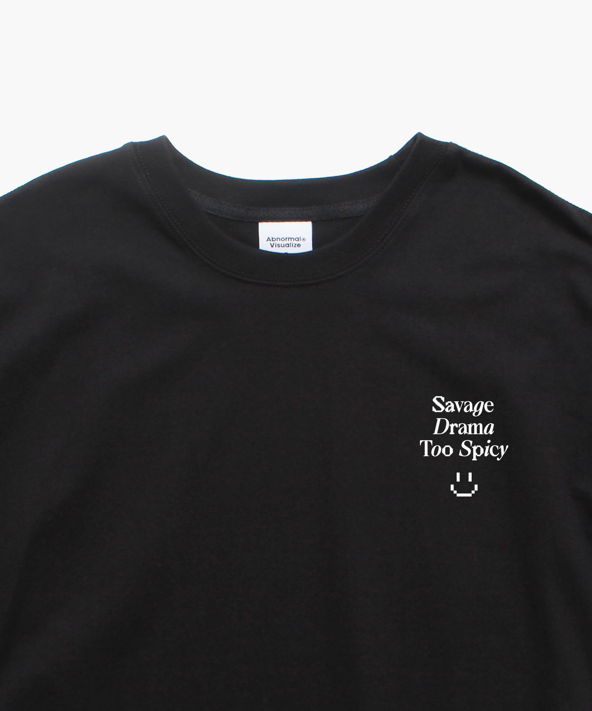 앱놀머씽(ABNORMALTHING) 스파이시 오버핏 티셔츠 블랙 (SPICY T-SHIRT BLACK)