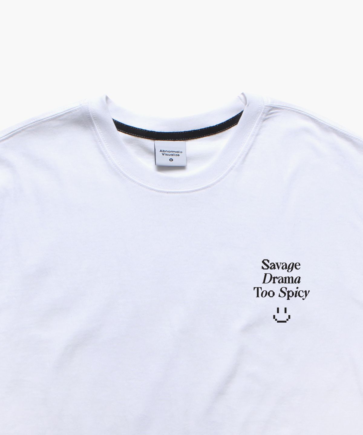 앱놀머씽(ABNORMALTHING) 스파이시 오버핏 티셔츠 화이트 (SPICY T-SHIRT WHITE)