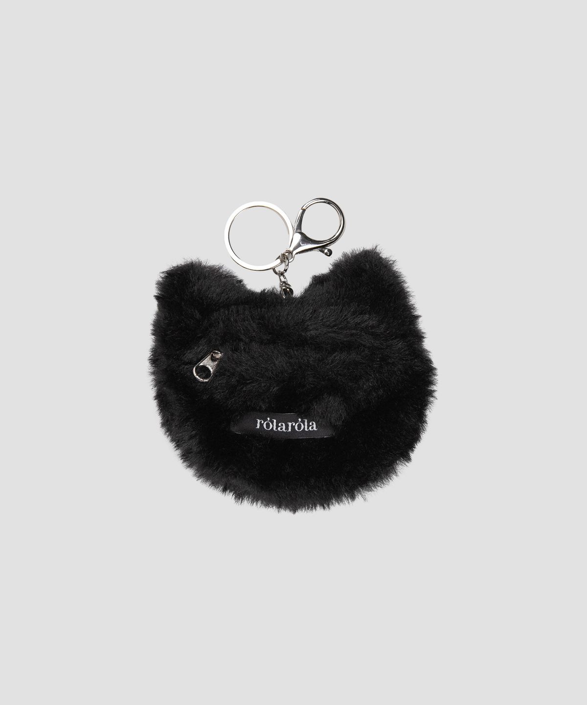 로라로라(ROLAROLA) ROLA CAT FRIENDS POUCH KEYRING BLACK