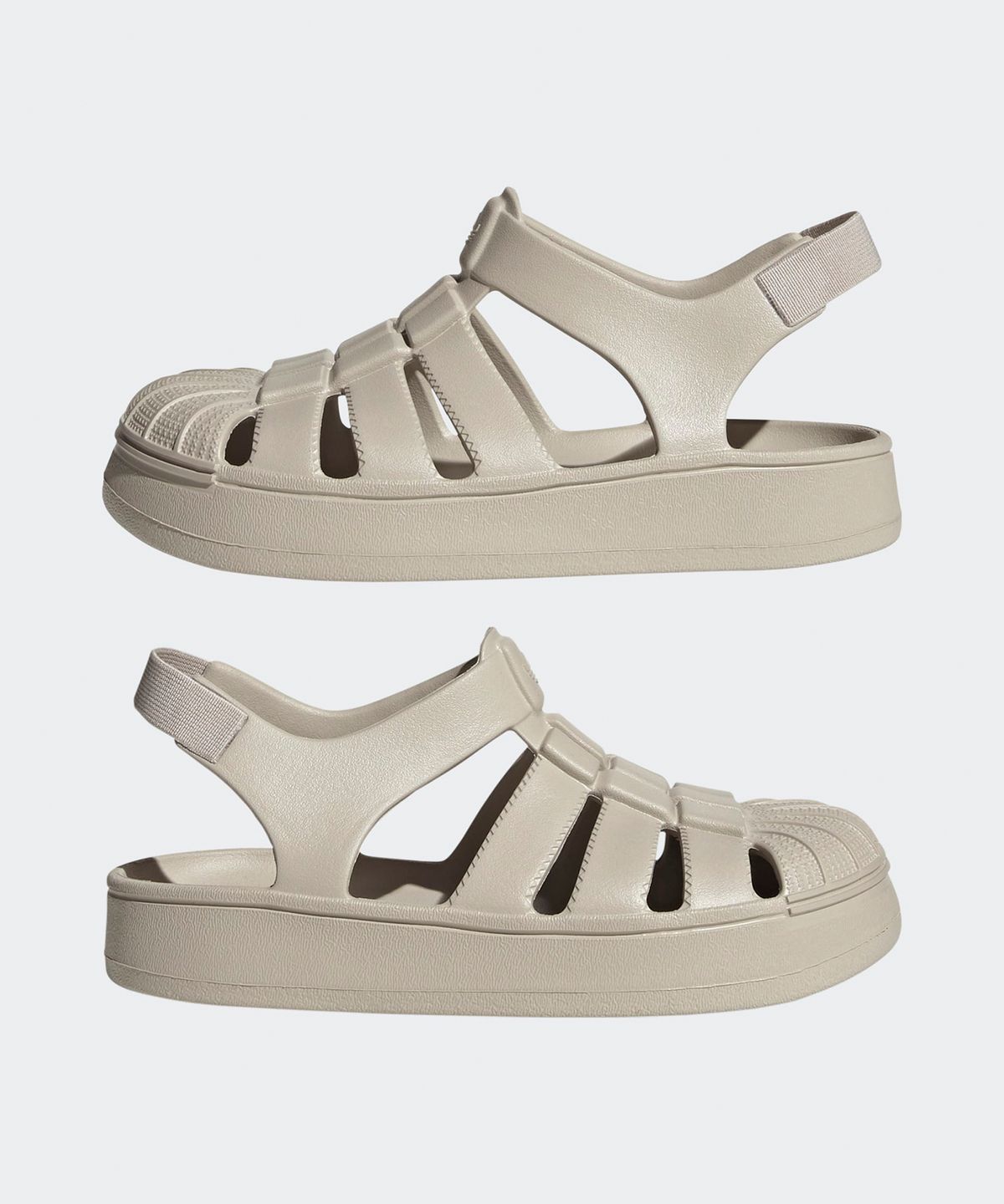 아디다스 키즈(ADIDAS KIDS) 슈퍼스타 샌들 키즈 - 베이지 / IH3509