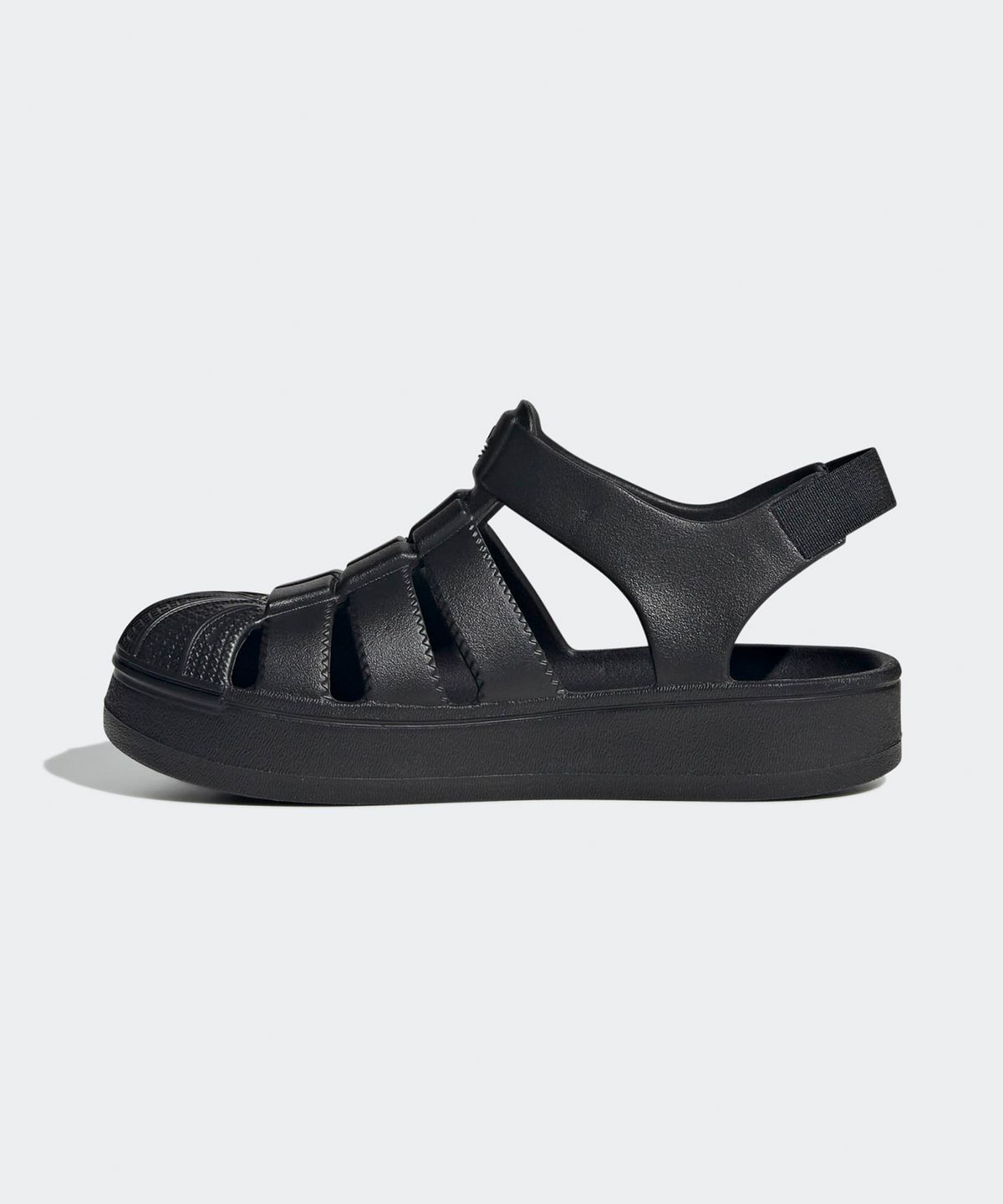 아디다스 키즈(ADIDAS KIDS) 슈퍼스타 샌들 키즈 - 블랙 / JS2844