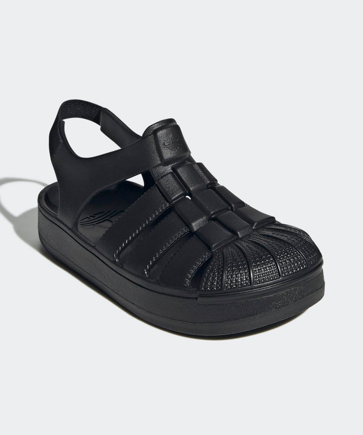 아디다스 키즈(ADIDAS KIDS) 슈퍼스타 샌들 키즈 - 블랙 / JS2844
