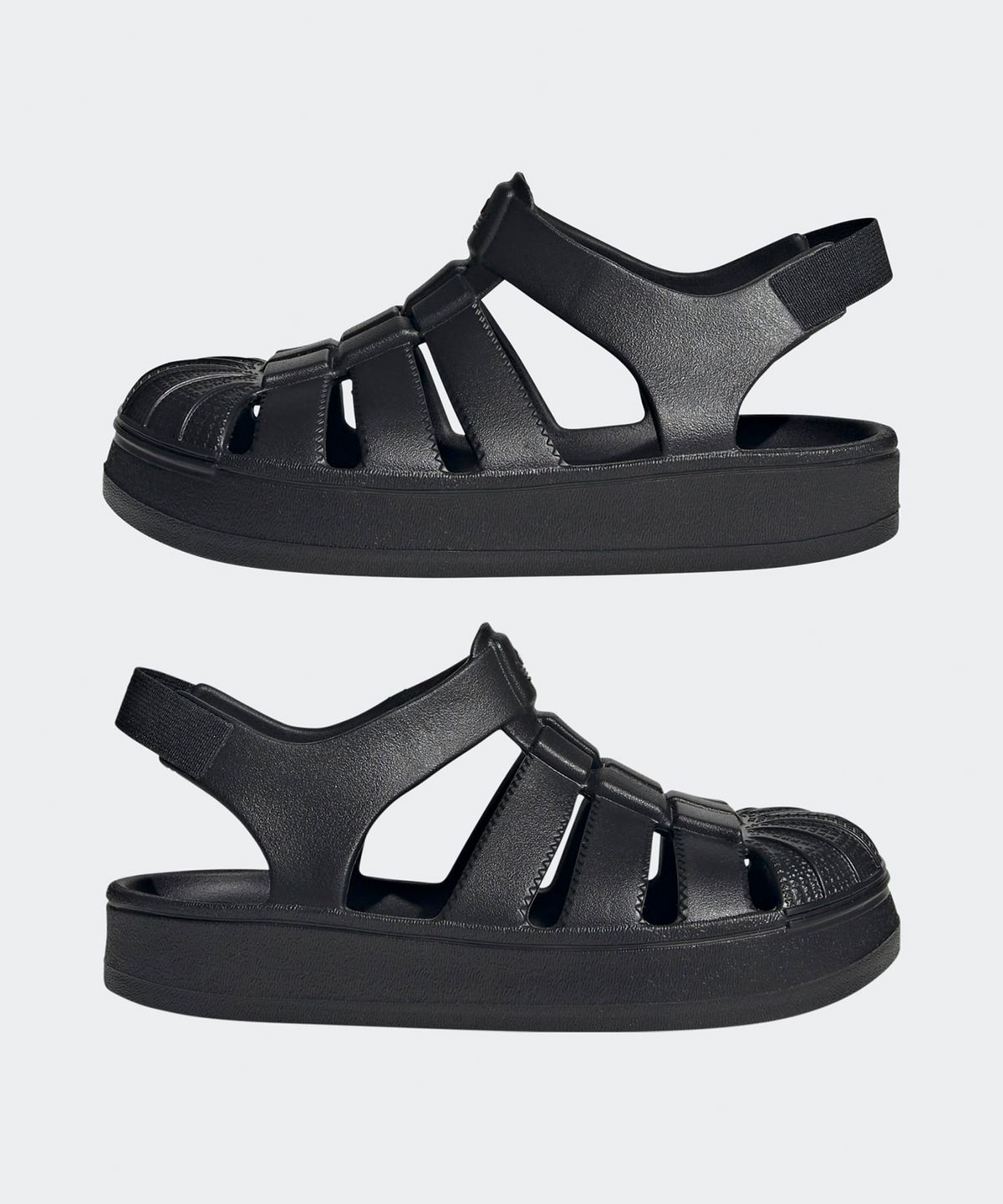 아디다스 키즈(ADIDAS KIDS) 슈퍼스타 샌들 키즈 - 블랙 / JS2844