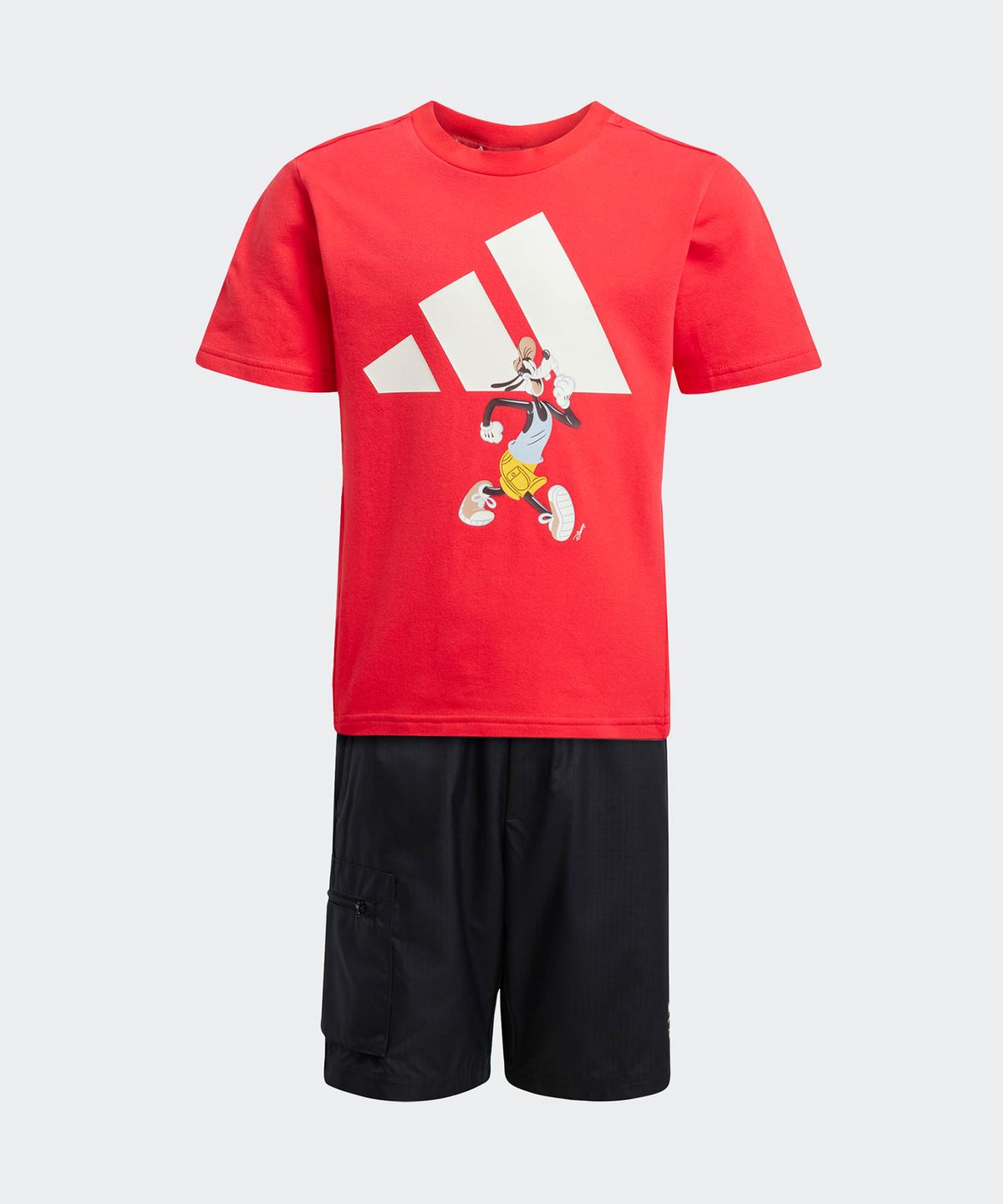 아디다스 키즈(ADIDAS KIDS) 아디다스 X 디즈니 미키마우스 상하의 세트 - 레드 / JF3639