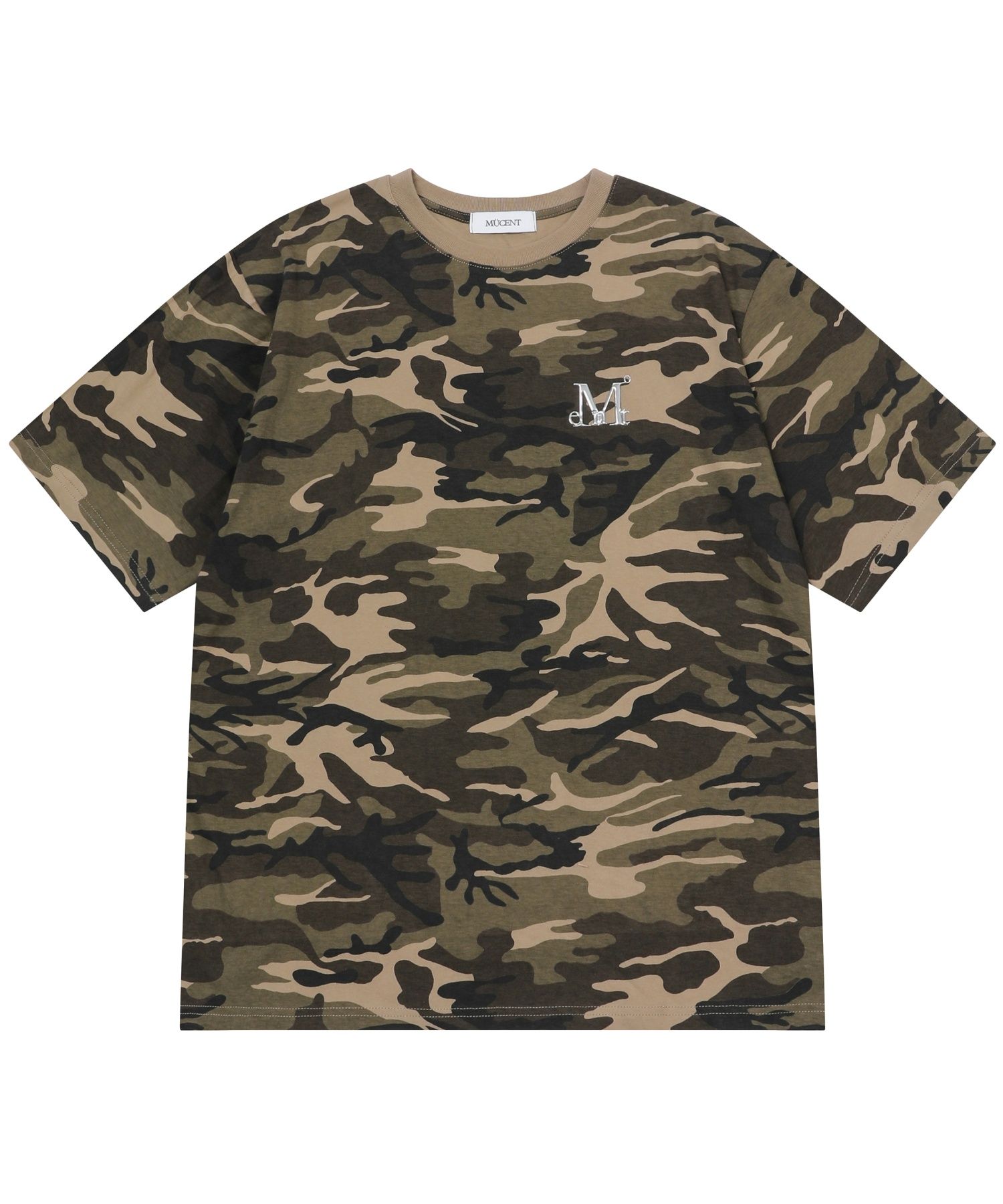 ★MUCENT★ Tenber l Logo Camo Short Sleeve Tee Unisex P0 MUSINSA | MUCENT Tenber Metal Logo Camo Short Sleeve Tee Unisex