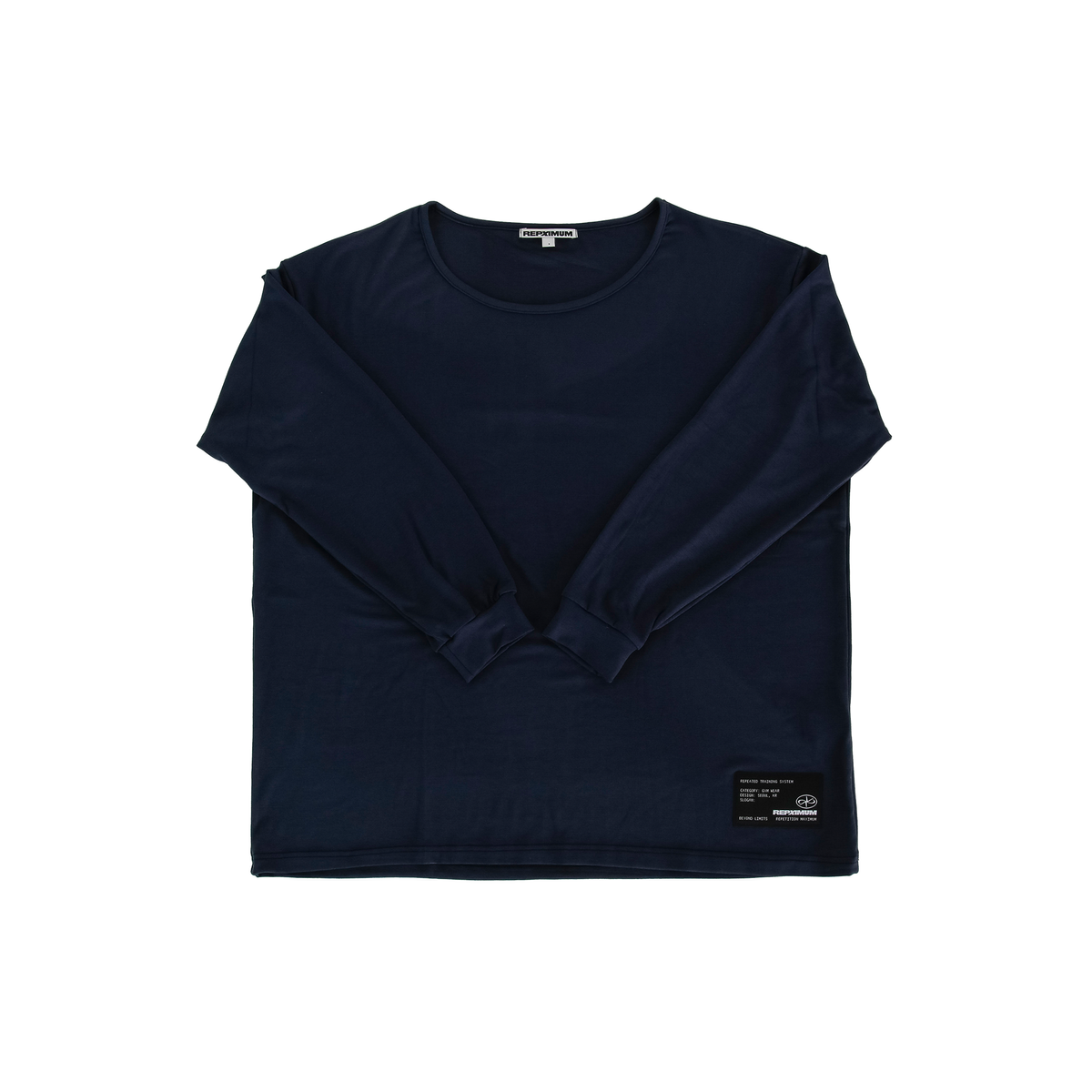 렙시멈(REPXIMUM) 루즈핏 와이드 U넥 롱슬리브 (4Colors)