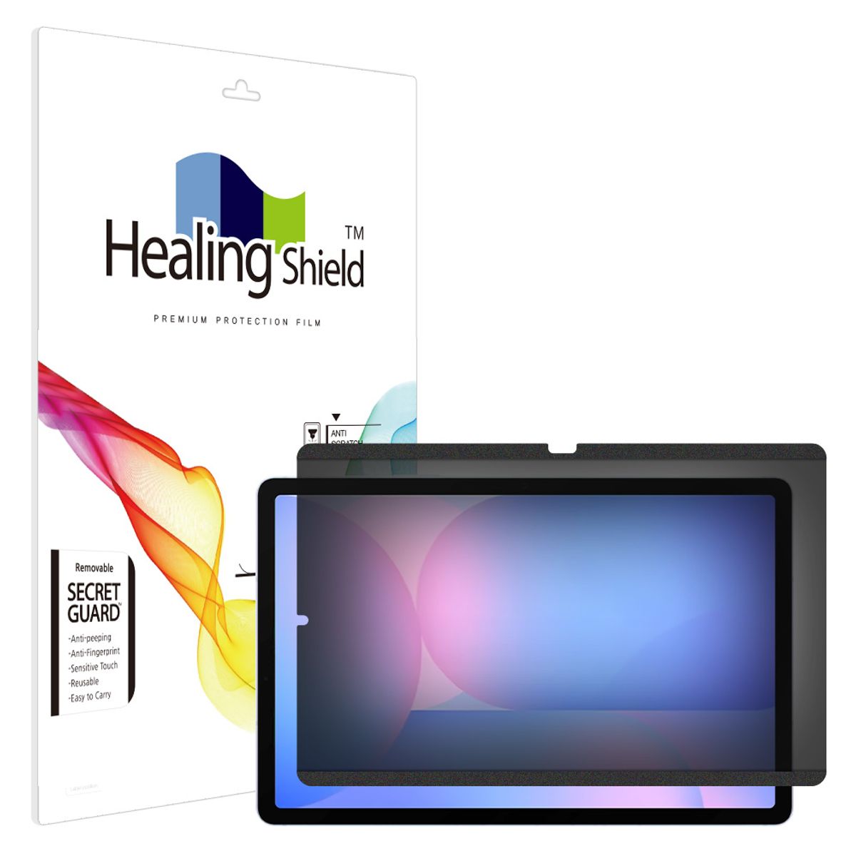 힐링쉴드(HEALINGSHIELD) 갤럭시탭S10 FE 탈부착 사생활보호 정보보안필름