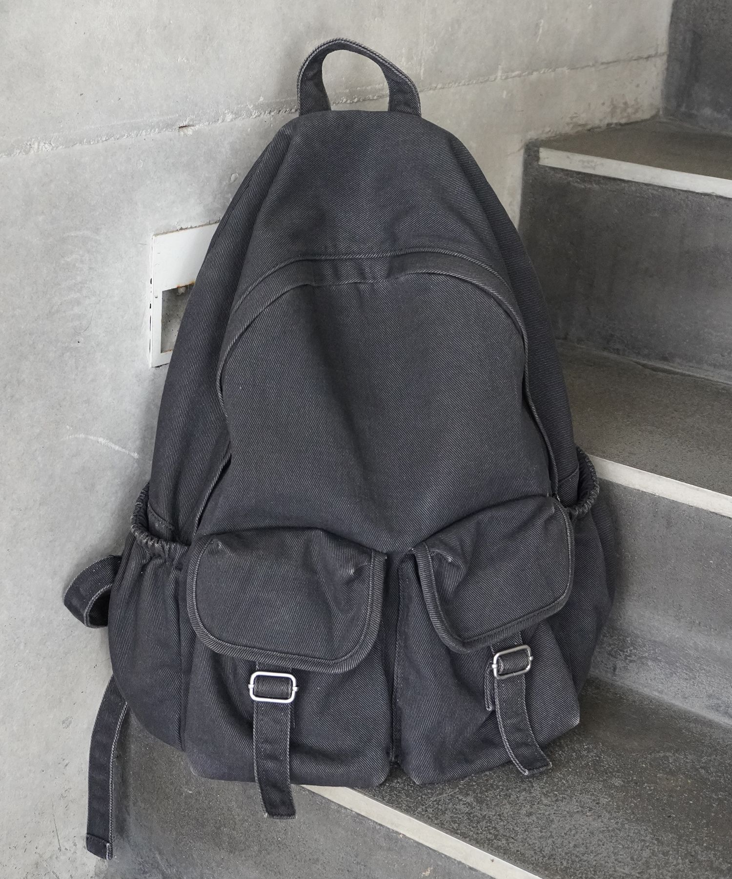 ★韓国の人気★【HAH ARCHIVE】 VINTAGE WASHED BACKPACK★ MUSINSA | HAH ARCHIVE [With Pappleser] Vintage Washed Backpack
