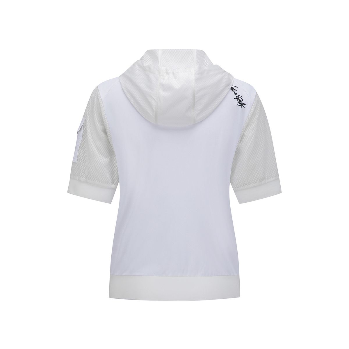 어뉴골프(ANEW GOLF) WOMEN SM HOODY POCKET SHORT T-SHIRT_WH