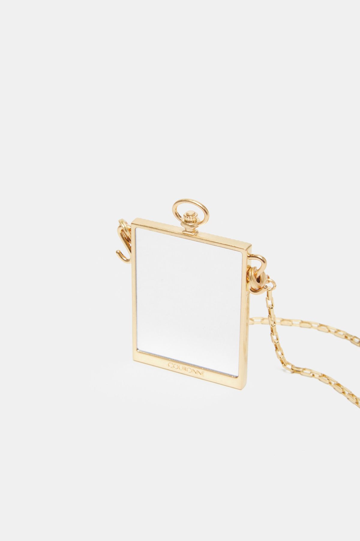 쿠론(COURONNE) Reve Mini Mirror Chain Charm_RCAEX25157GDX