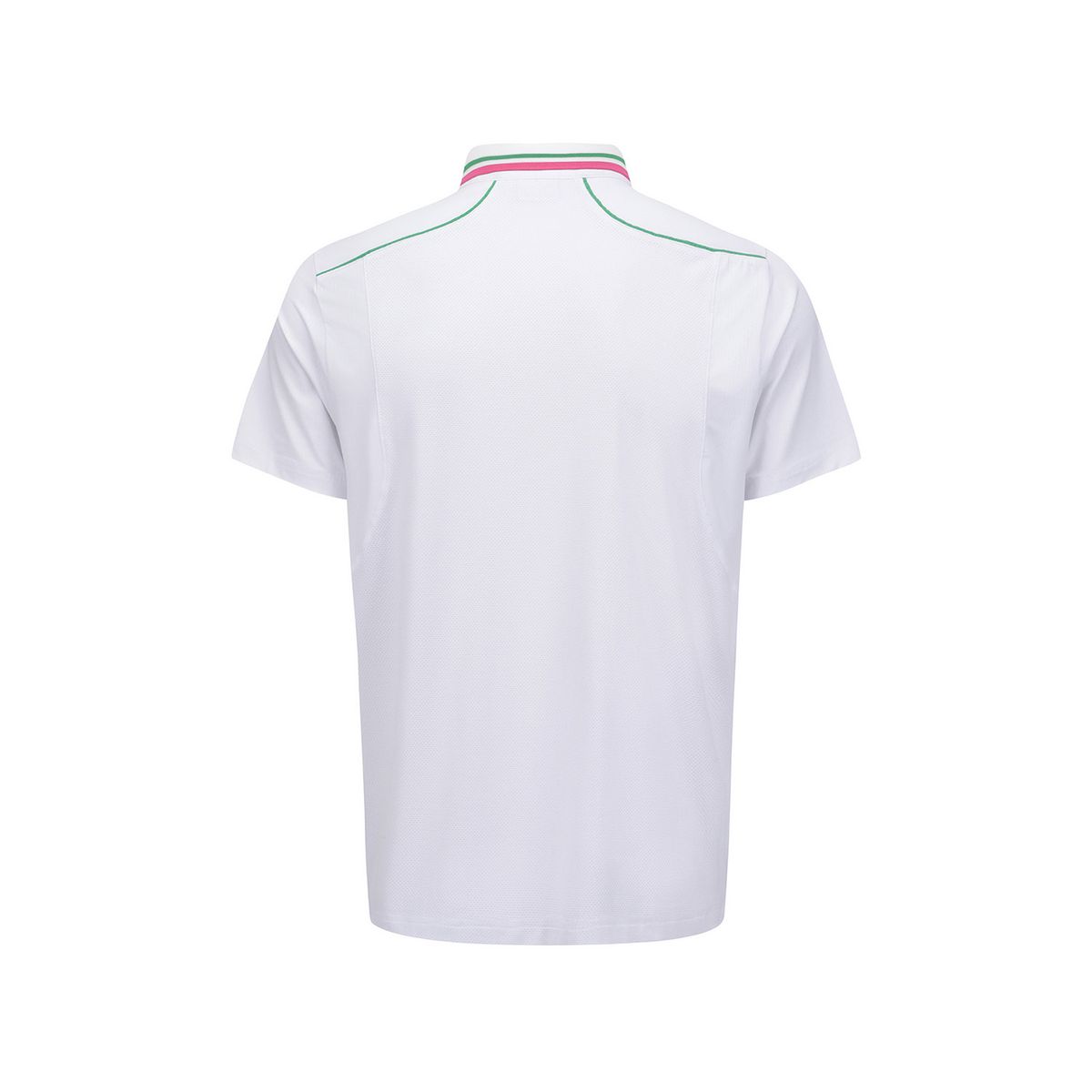 어뉴골프(ANEW GOLF) MEN SM KNIT COLLAR SHORT T-SHIRT_WH