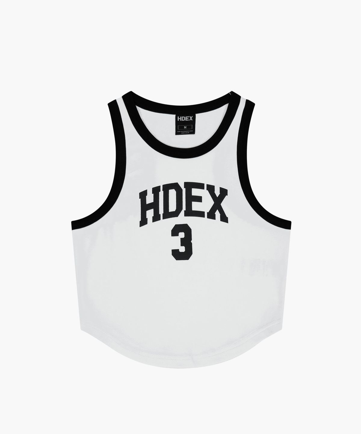 에이치덱스(HDEX) 우먼스 3 에디션 크롭 탱크탑 (White)