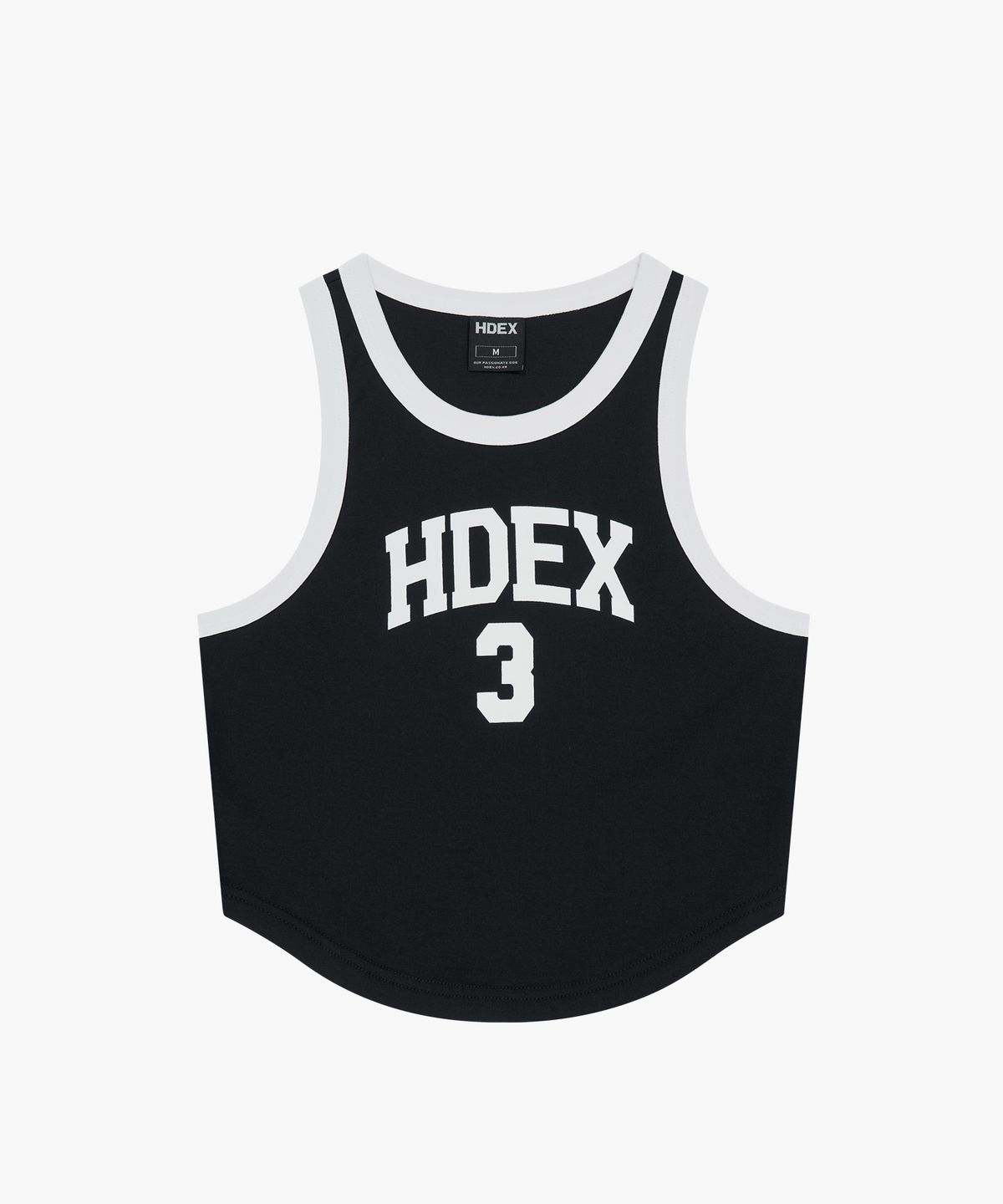 에이치덱스(HDEX) 우먼스 3 에디션 크롭 탱크탑 (Black)