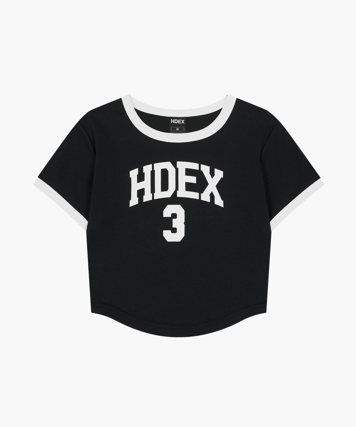 에이치덱스(HDEX) 우먼스 3 에디션 크롭 숏 슬리브 (Black)
