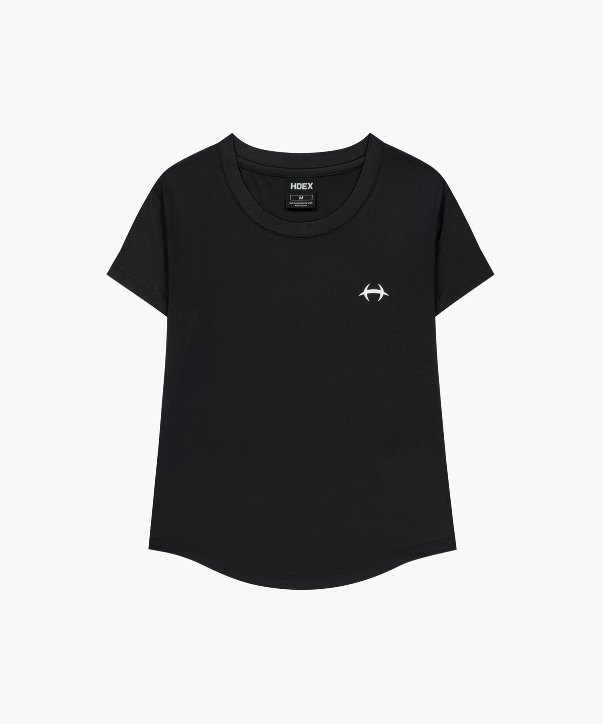 에이치덱스(HDEX) 우먼스 소프트 슬림핏 숏 슬리브 (Black)