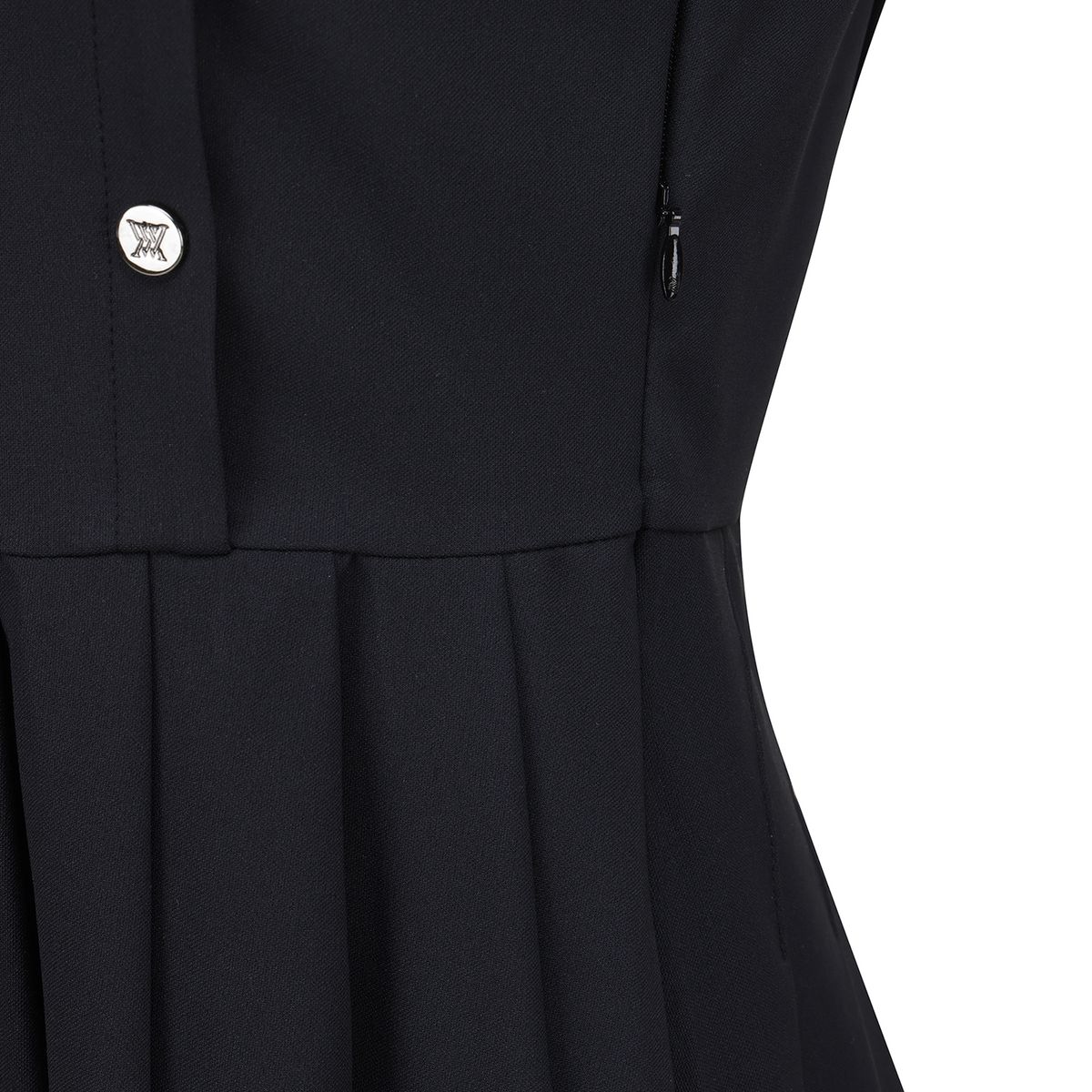 어뉴골프(ANEW GOLF) WOMEN SM PLEATED SLEEVELESS ONEPIECE_BK