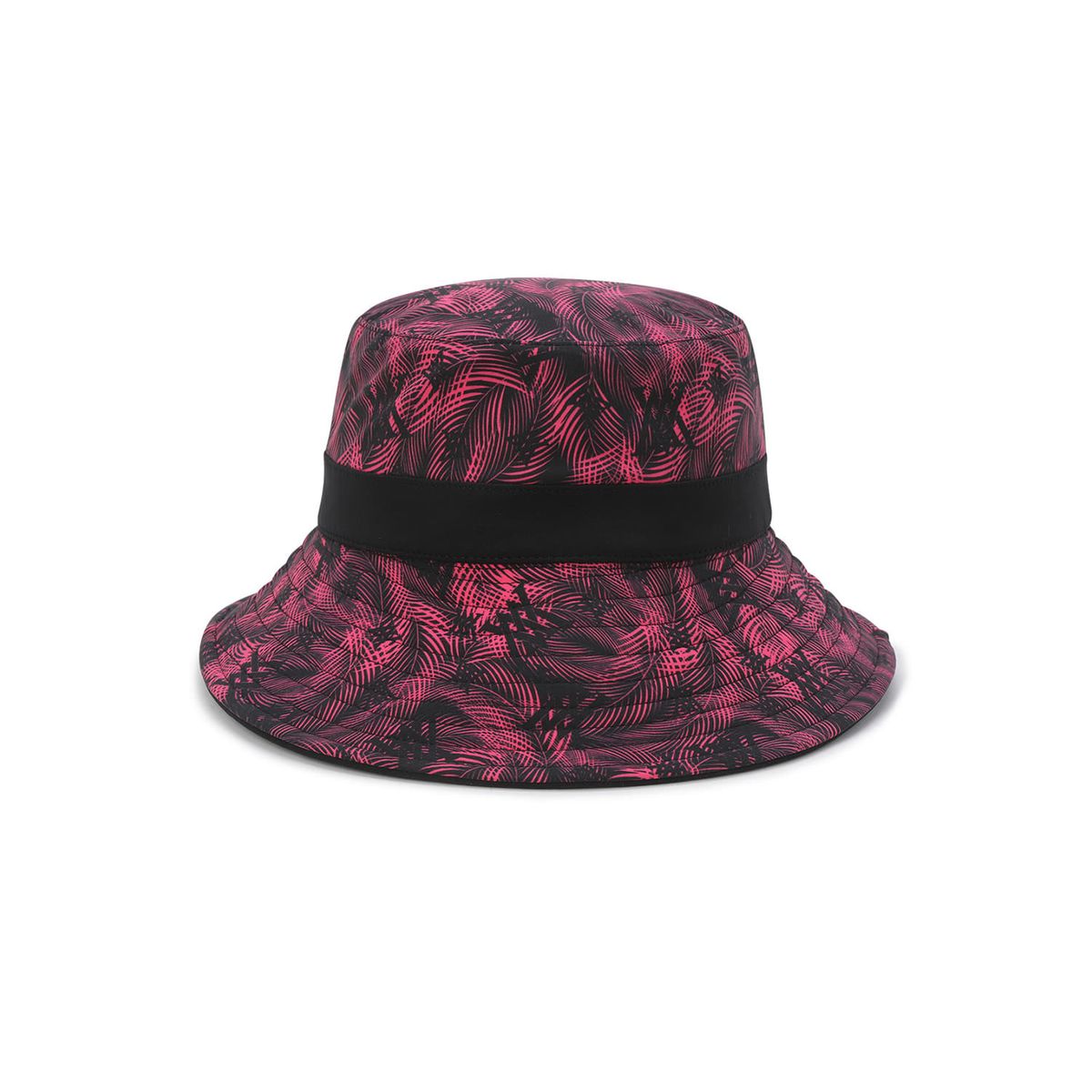 어뉴골프(ANEW GOLF) UNI TROPICAL PATTERN REVERSIBLE BUCKETHAT_BK