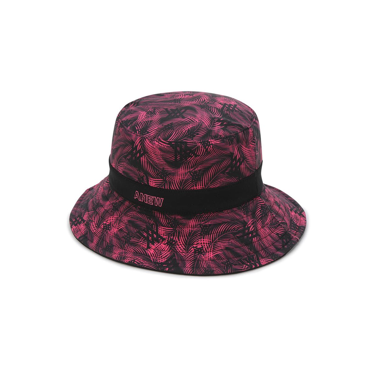 어뉴골프(ANEW GOLF) UNI TROPICAL PATTERN REVERSIBLE BUCKETHAT_BK