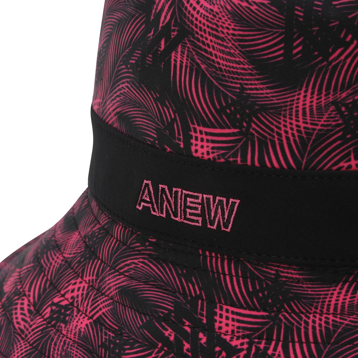 어뉴골프(ANEW GOLF) UNI TROPICAL PATTERN REVERSIBLE BUCKETHAT_BK
