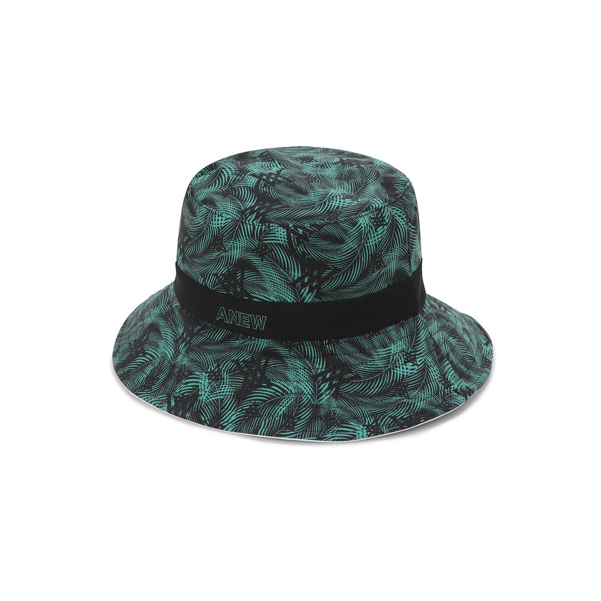어뉴골프(ANEW GOLF) UNI TROPICAL PATTERN REVERSIBLE BUCKETHAT_WH