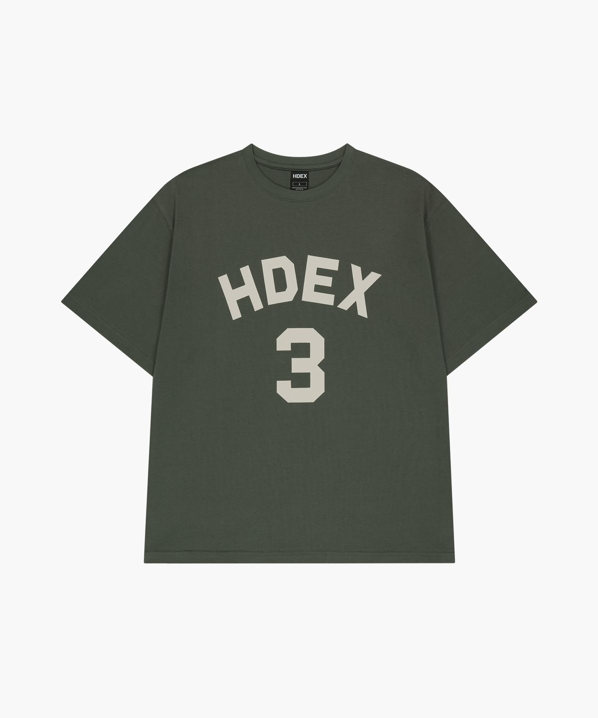 에이치덱스(HDEX) 3 에디션 오버핏 숏 슬리브 (Khaki)