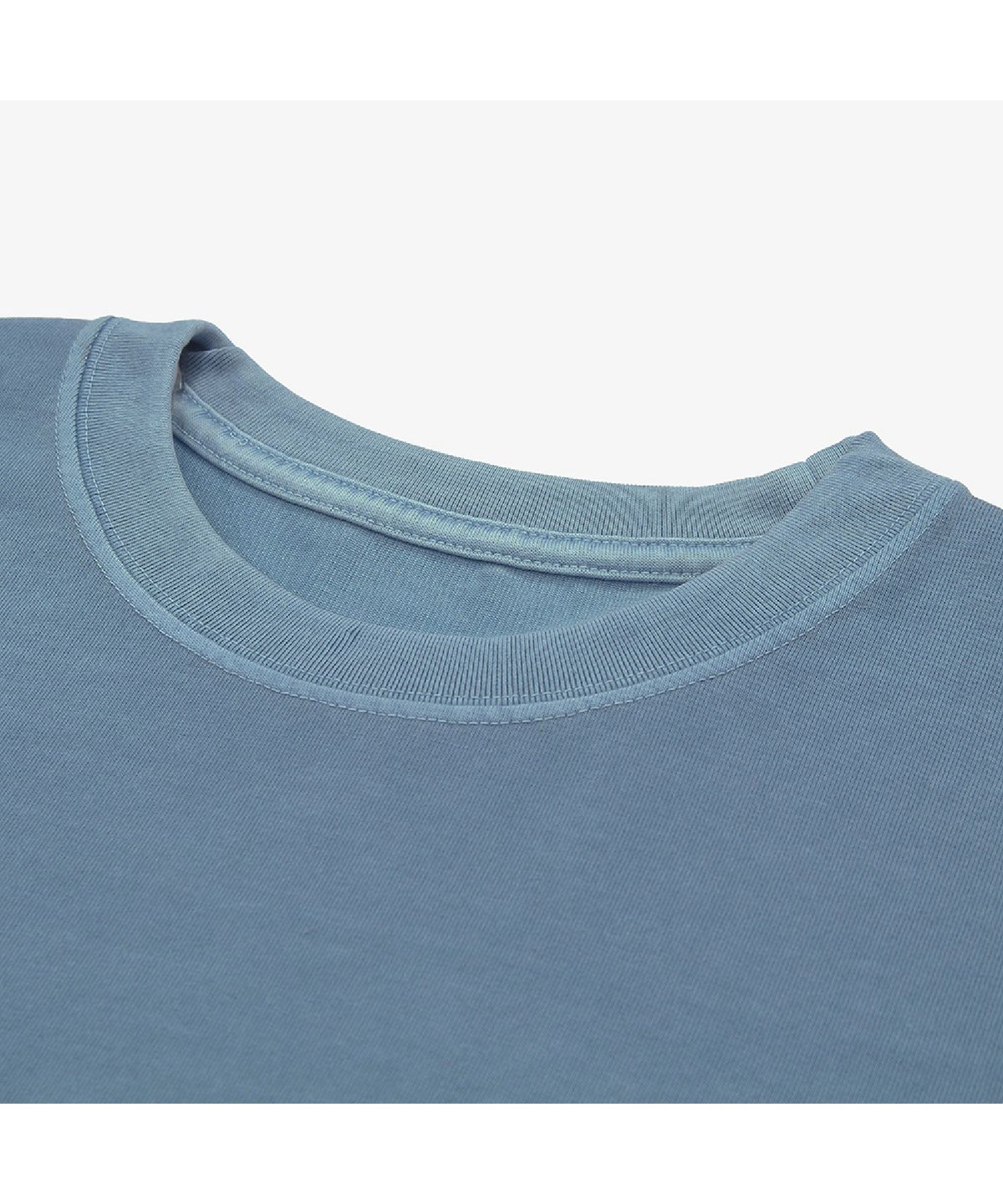 세러데이 레저 클럽(SATURDAY LEISURE CLUB) Pigment Dyed T-shirt(Unisex) / Small S.L.C Emblem -  Sky Blue