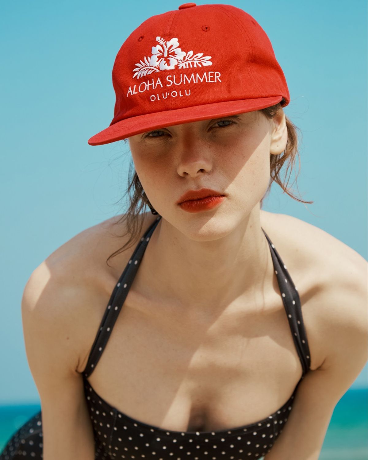 필즈라이크썸머(FEELS LIKE SUMMER) ALOHA SUMMER CAP (RED)