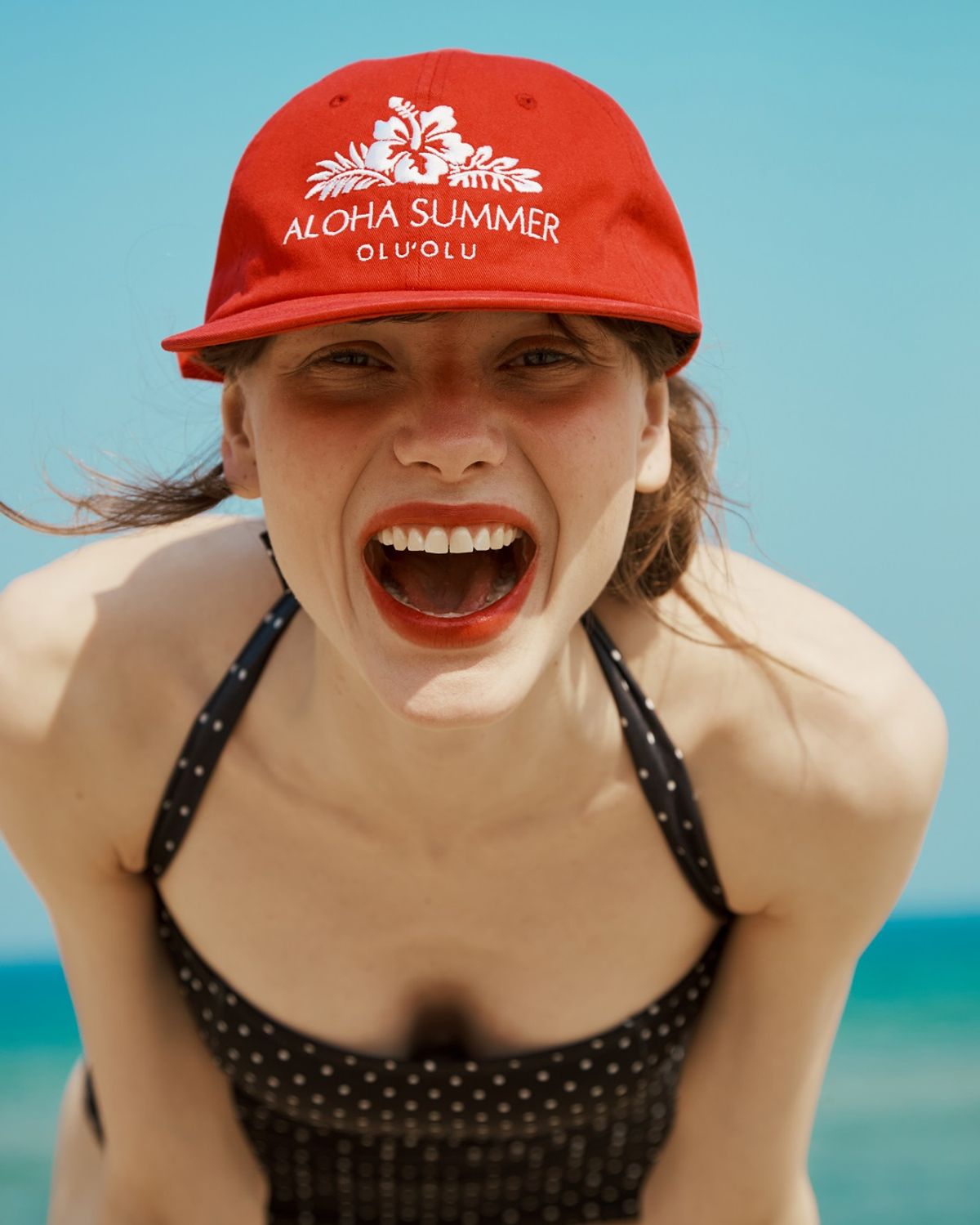 필즈라이크썸머(FEELS LIKE SUMMER) ALOHA SUMMER CAP (RED)