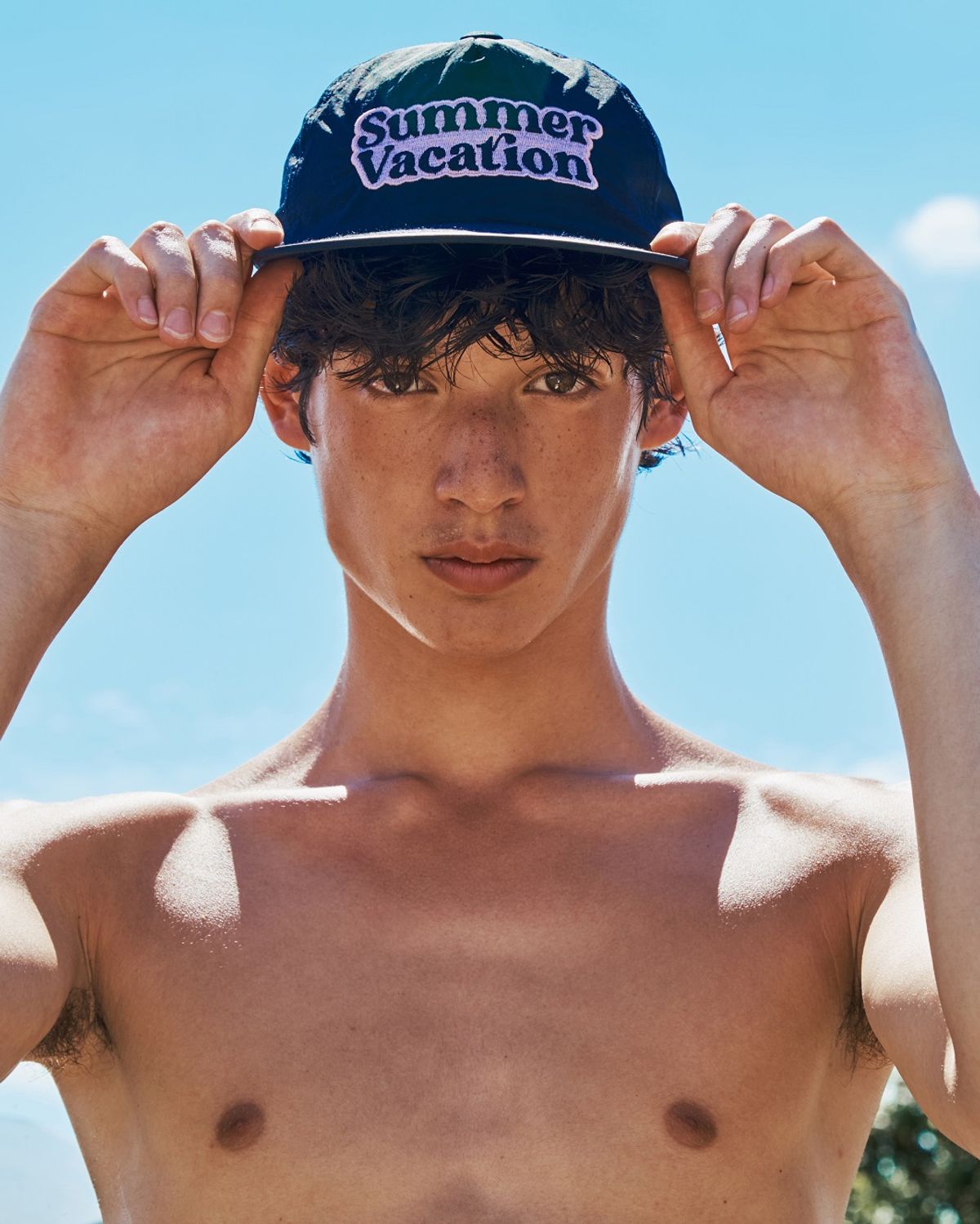 필즈라이크썸머(FEELS LIKE SUMMER) SUMMER VACATION NYLON CAP (BLACK)