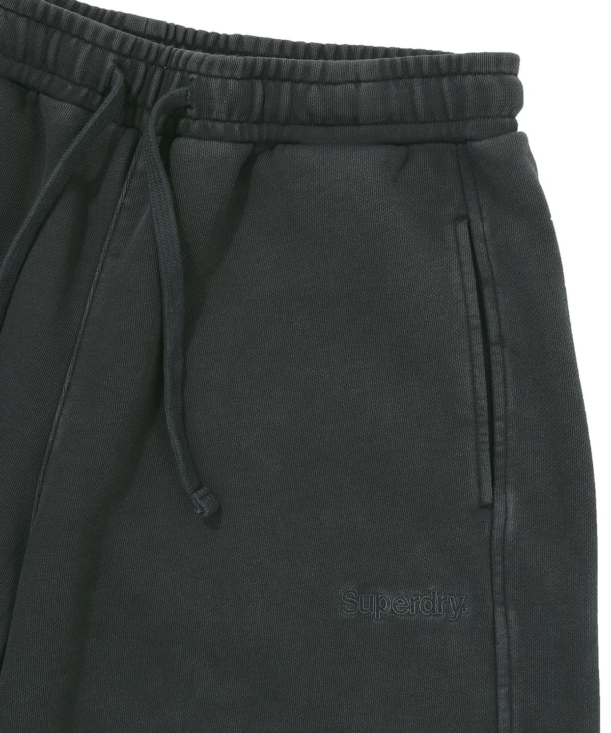 슈퍼드라이(SUPERDRY) W 빈티지 커브드 스웨트 팬츠 다크 그레이