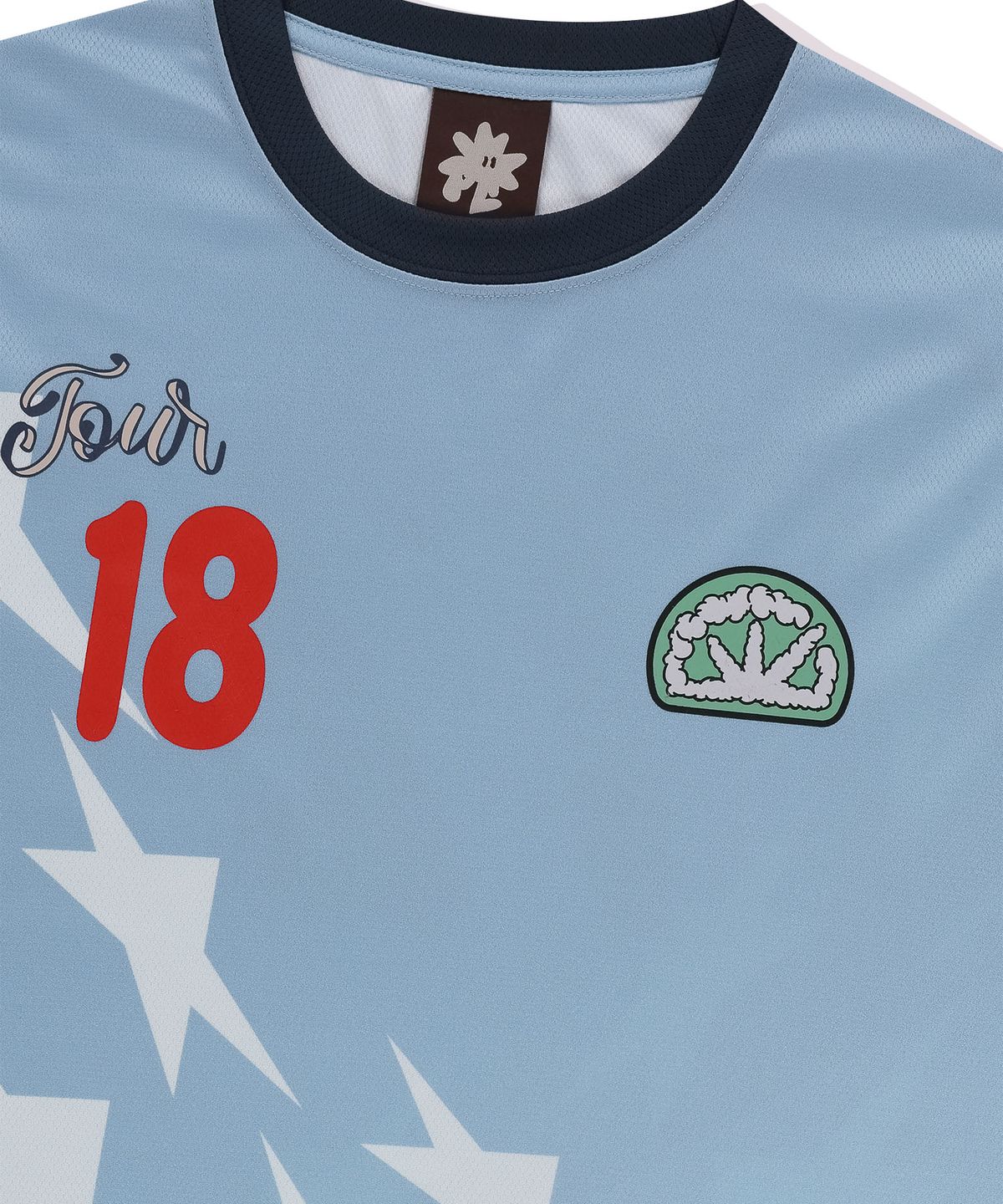 썬러브투어(SUNLOVETOUR) Stars Jersey Tee Light Blue