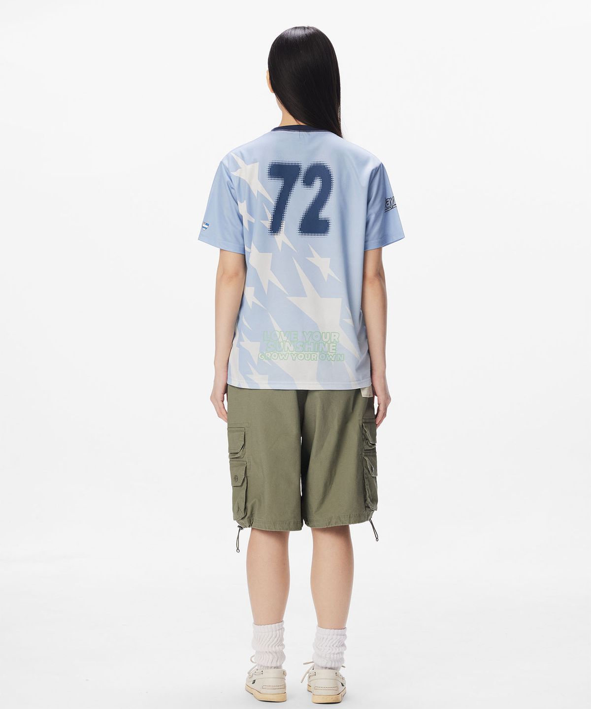 썬러브투어(SUNLOVETOUR) Stars Jersey Tee Light Blue