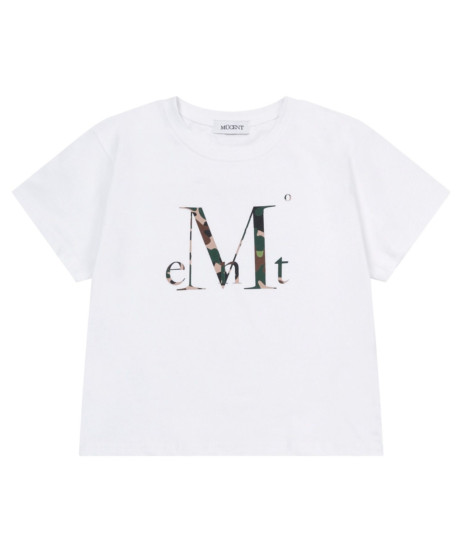 【MUCENT】BAGUS CAMO LOGO CROP HALF T★25SS★ MUSINSA | MUCENT Bagus Camo Logo Crop Short Sleeve Tee (2