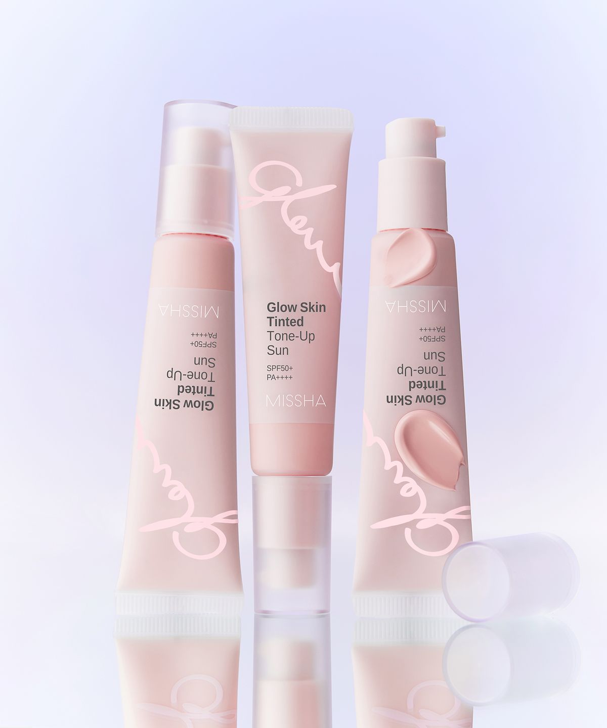 미샤(MISSHA) [미샤X후니언 공동개발] 글로우 스킨 틴티드 톤업선 30ml + 글로우 스킨밤 20ml (+모던섀도우 본품 언더볼류머 증정)